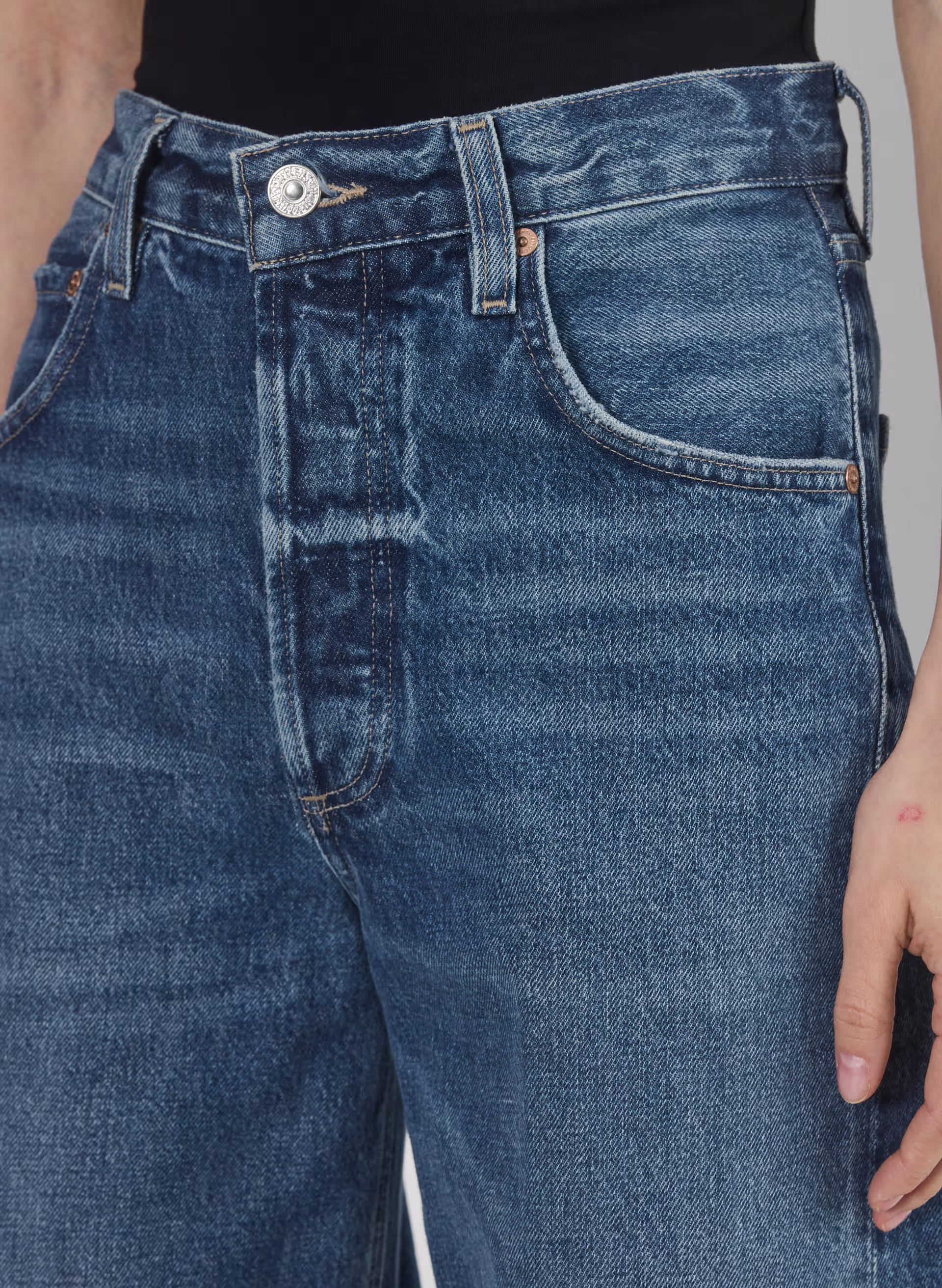 Ayla Baggy Cuffed Jean