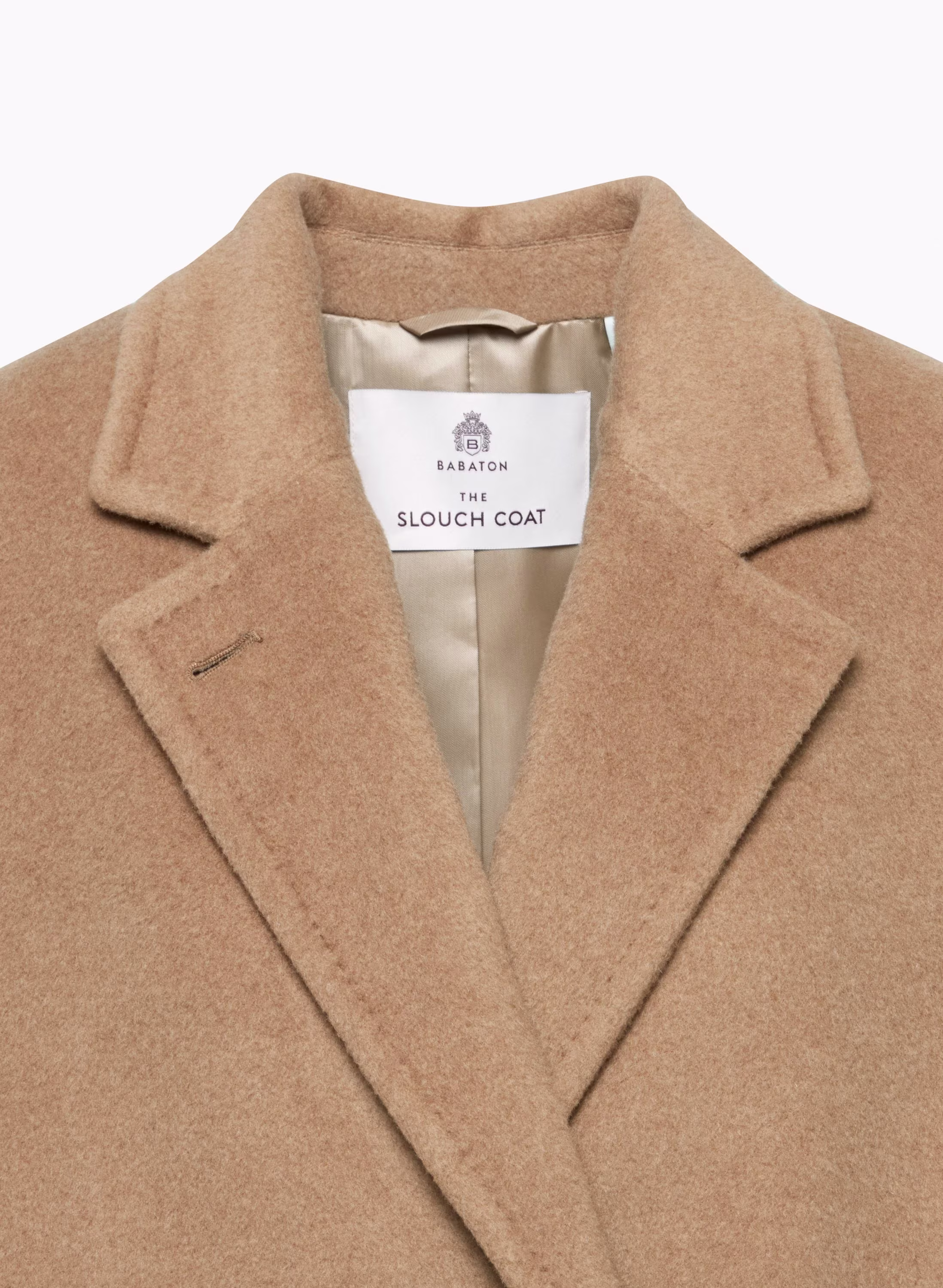 The Slouch™ Coat - (Re)Camel Wool