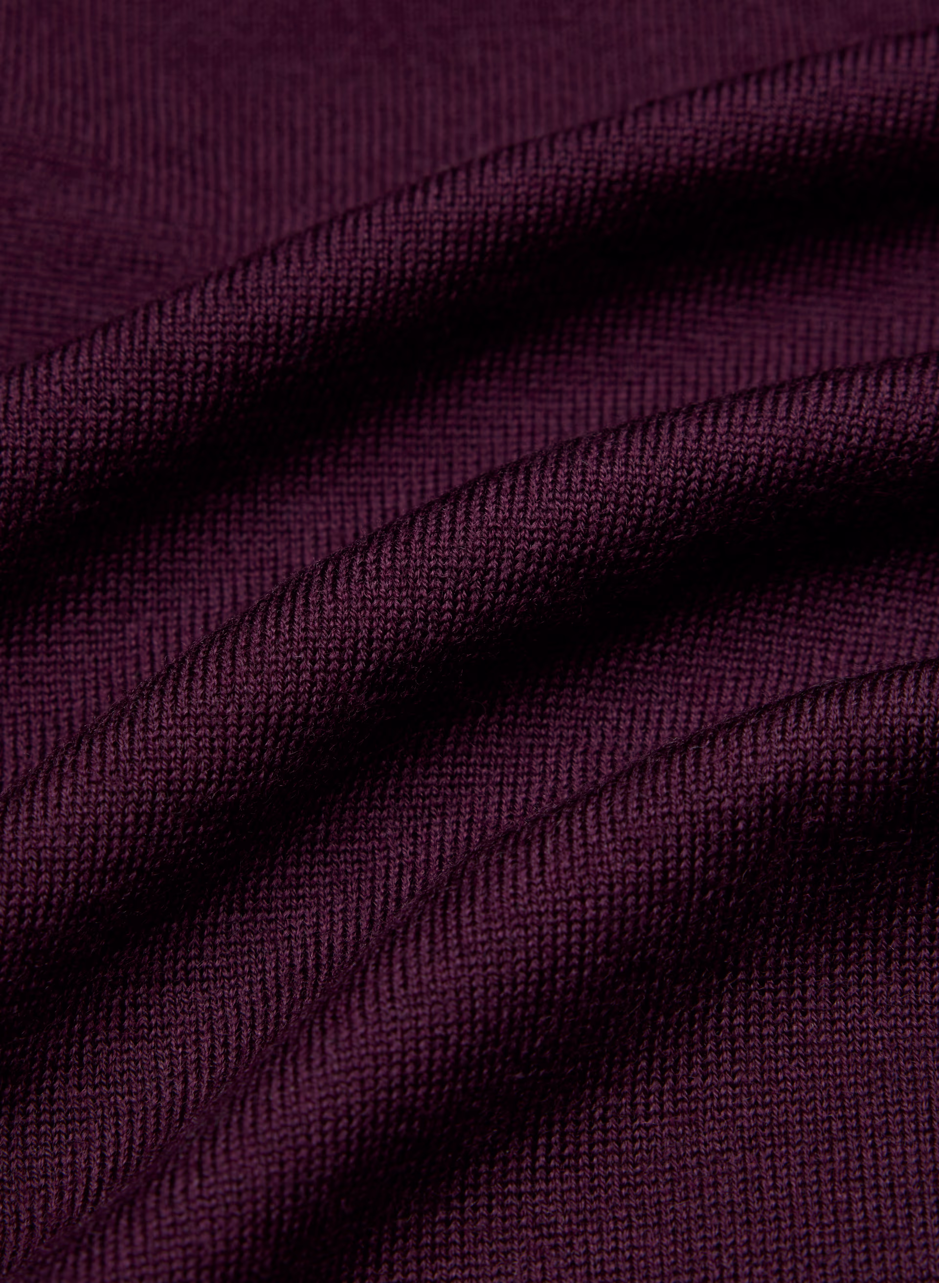 Fine Merino Wool Deep V-neck Sweater