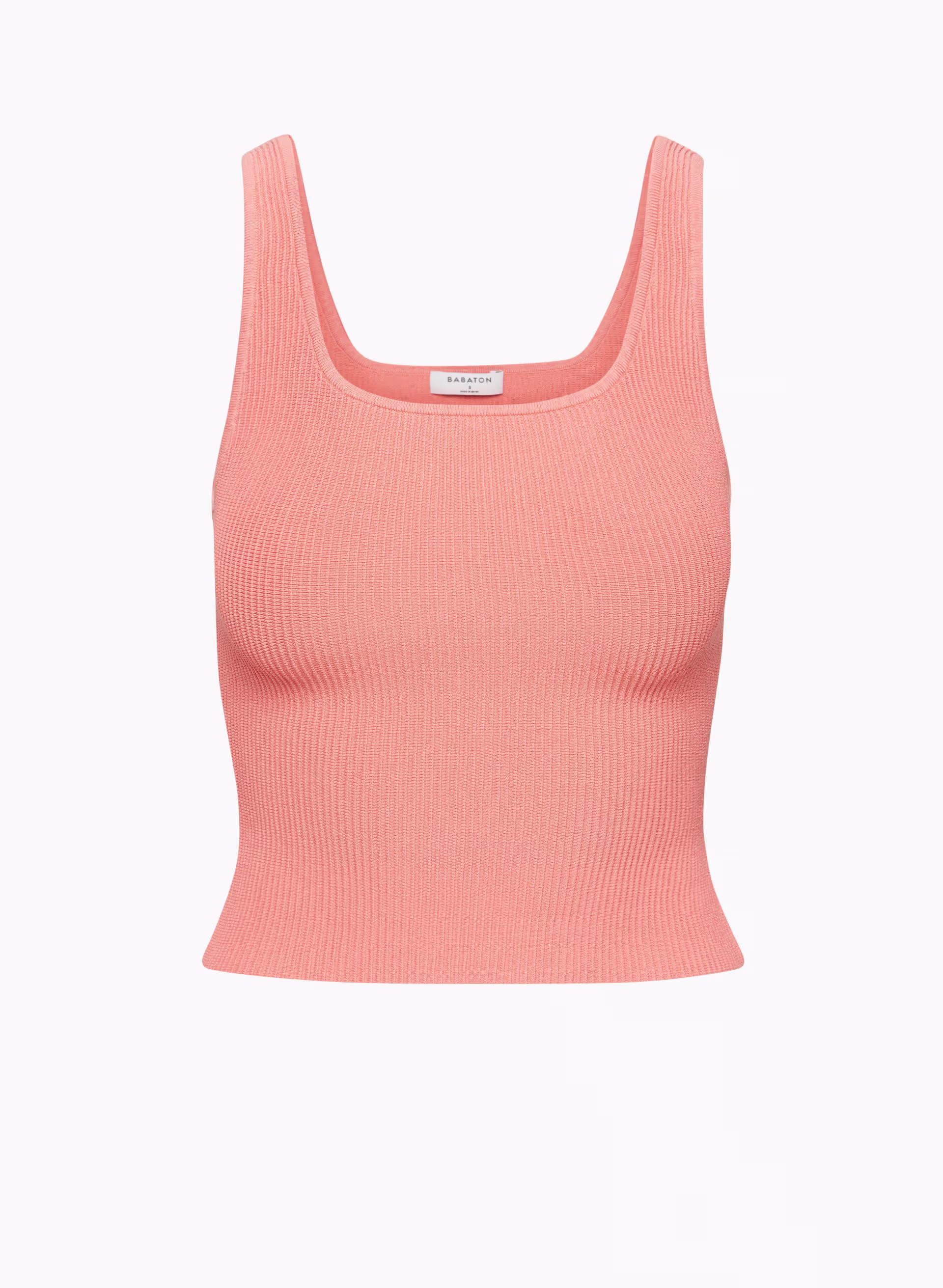 Sculpt Knit Squareneck Tank