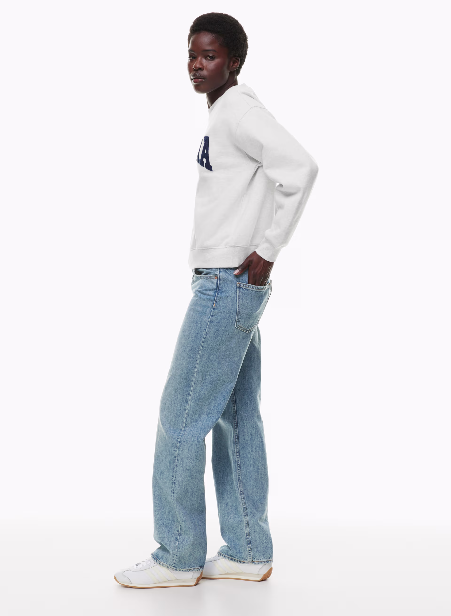 Cozy Sweatfleece Perfect Crew Sweatshirt