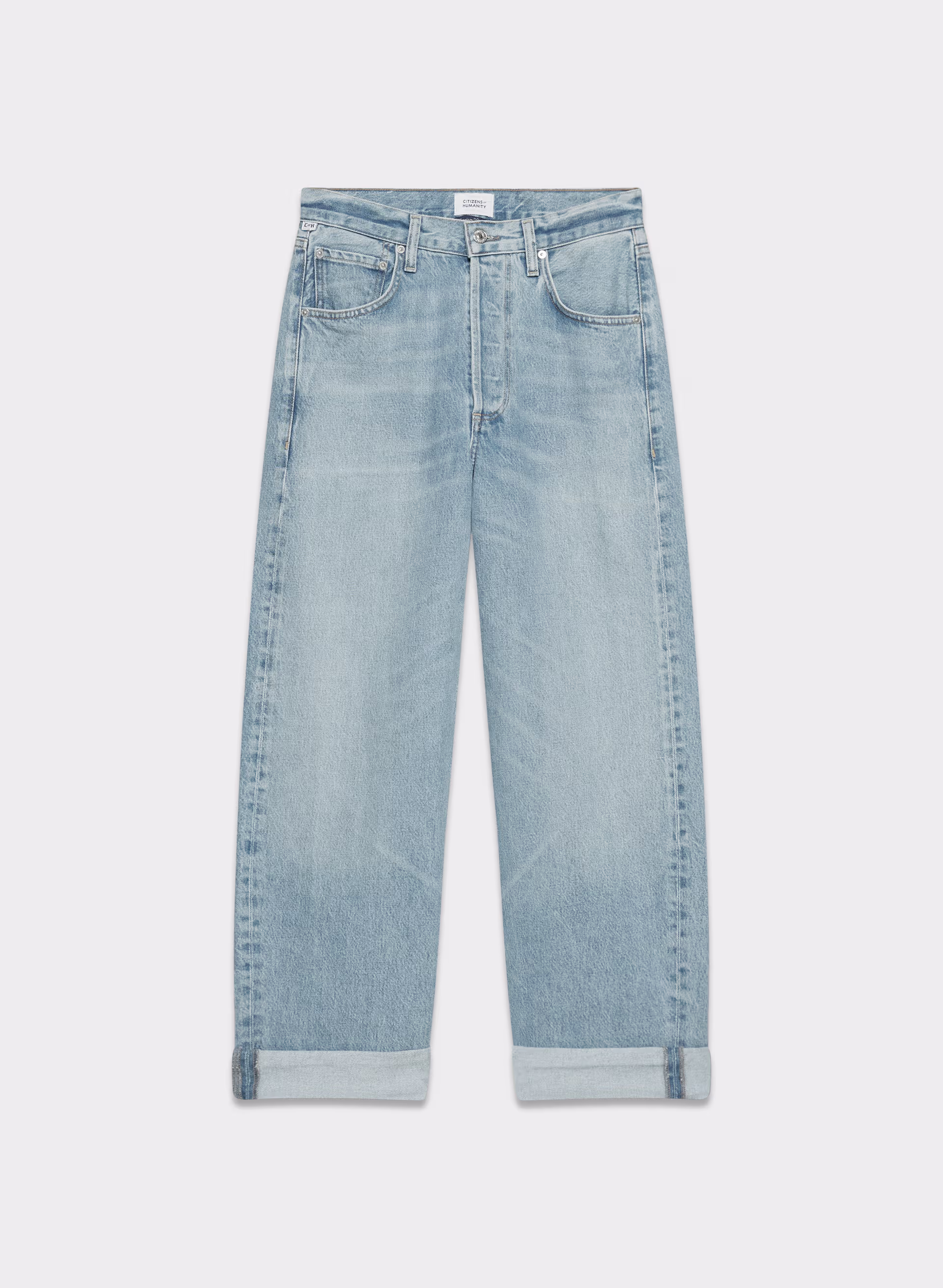Ayla Baggy Cuffed Jean