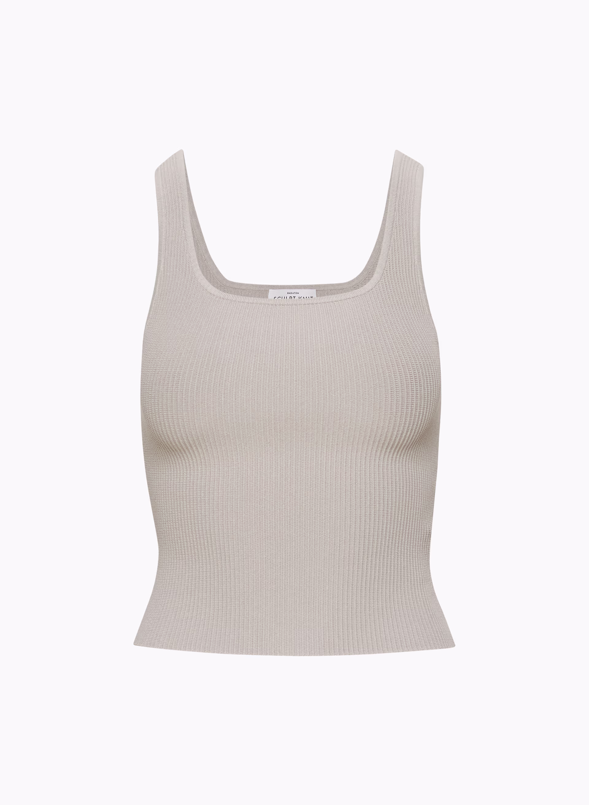 Sculpt Knit Squareneck Tank