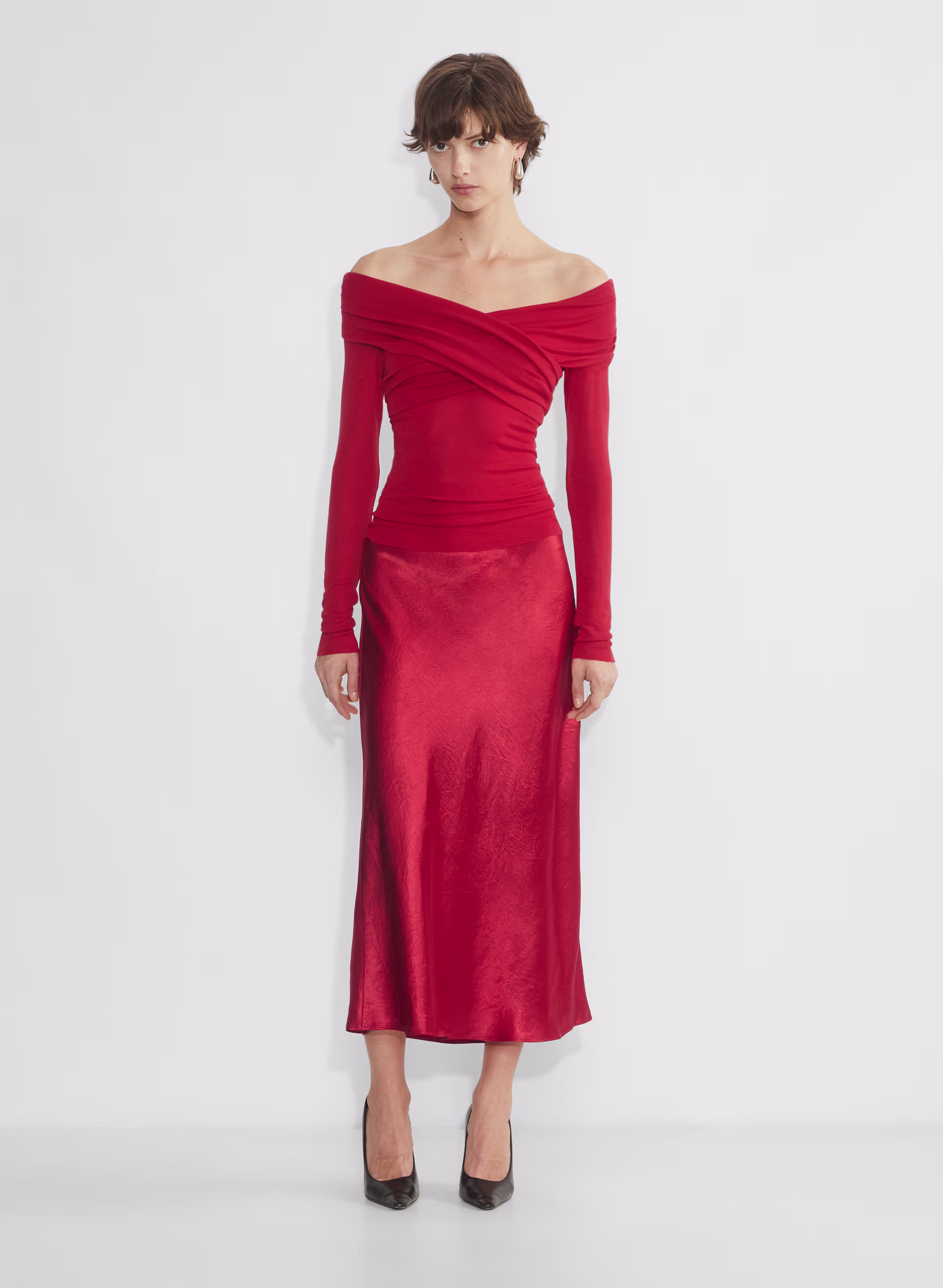 Slip Satin Maxi Skirt