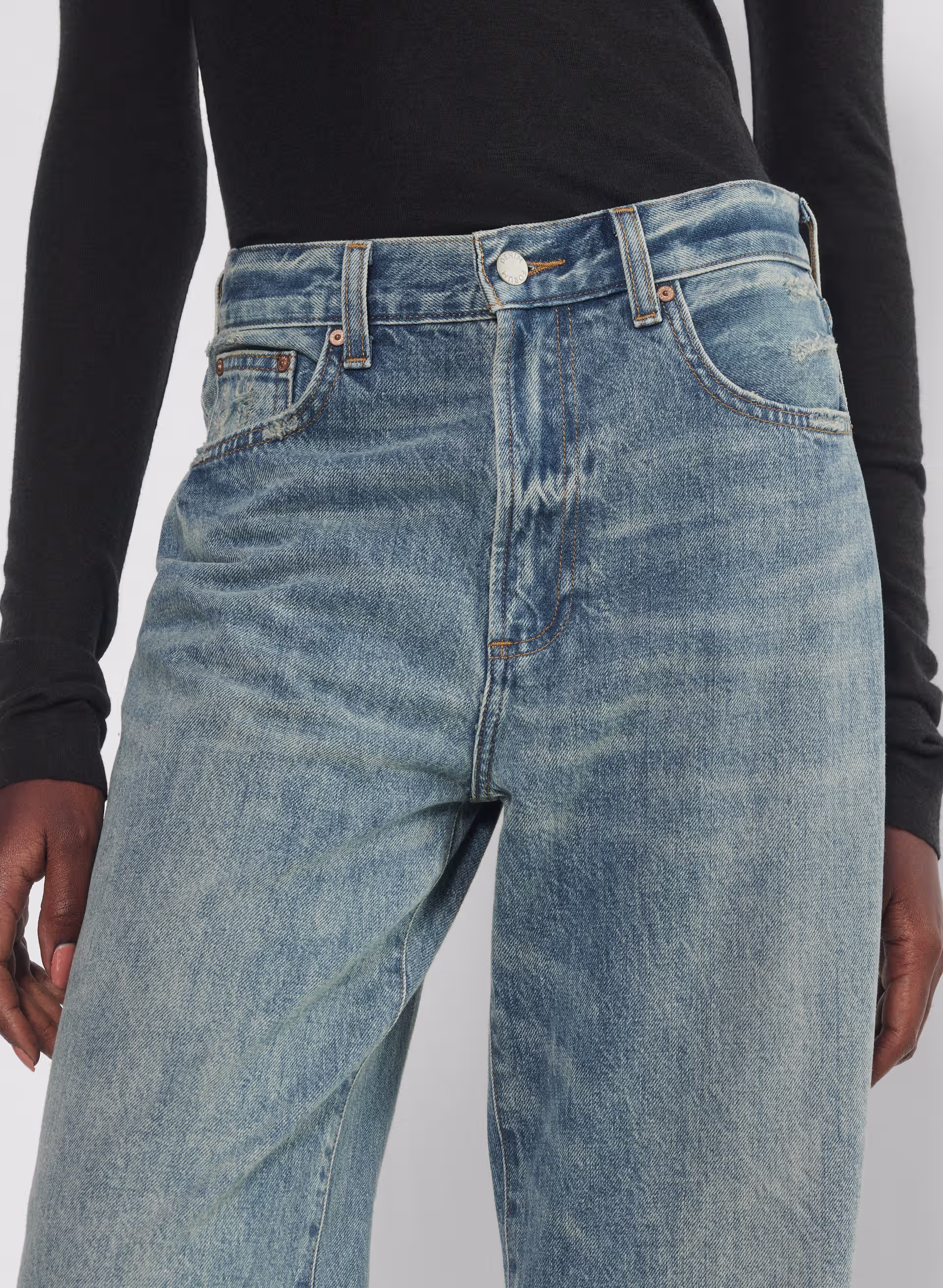 The Farrah Hi-rise Wide Jean