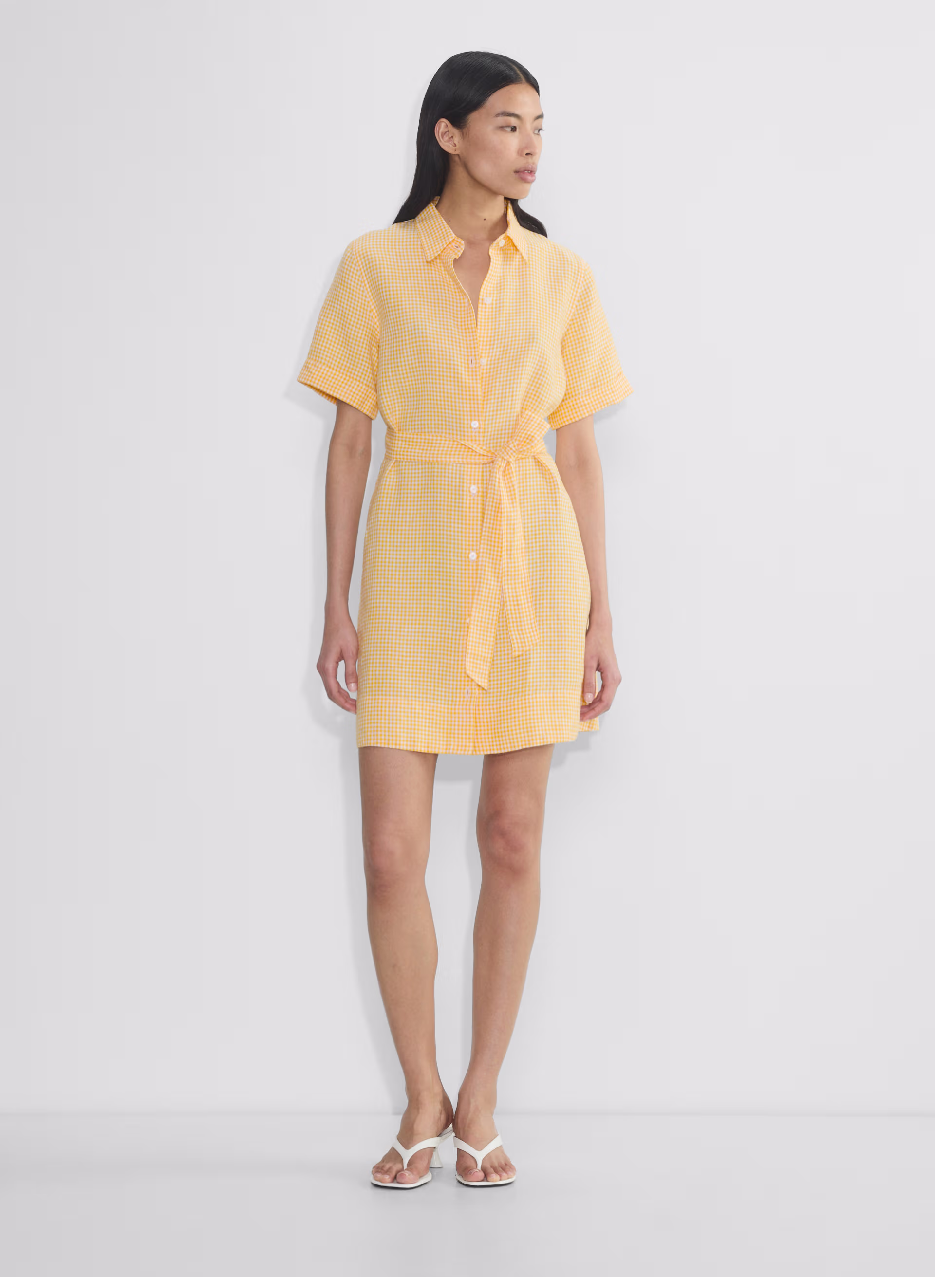 Eleta Linen Mini Dress