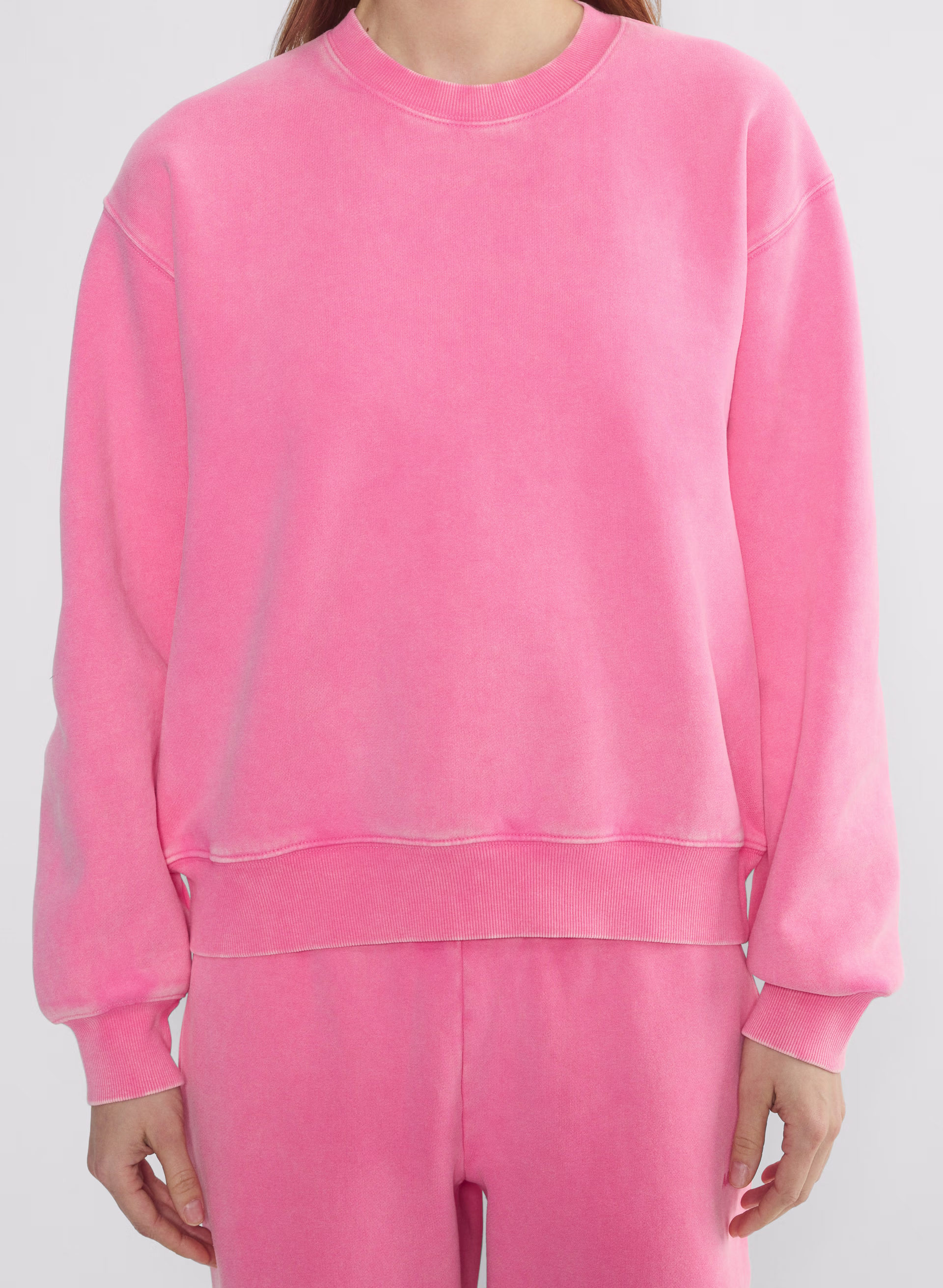 Cozy Sweatfleece Perfect Crew Sweatshirt