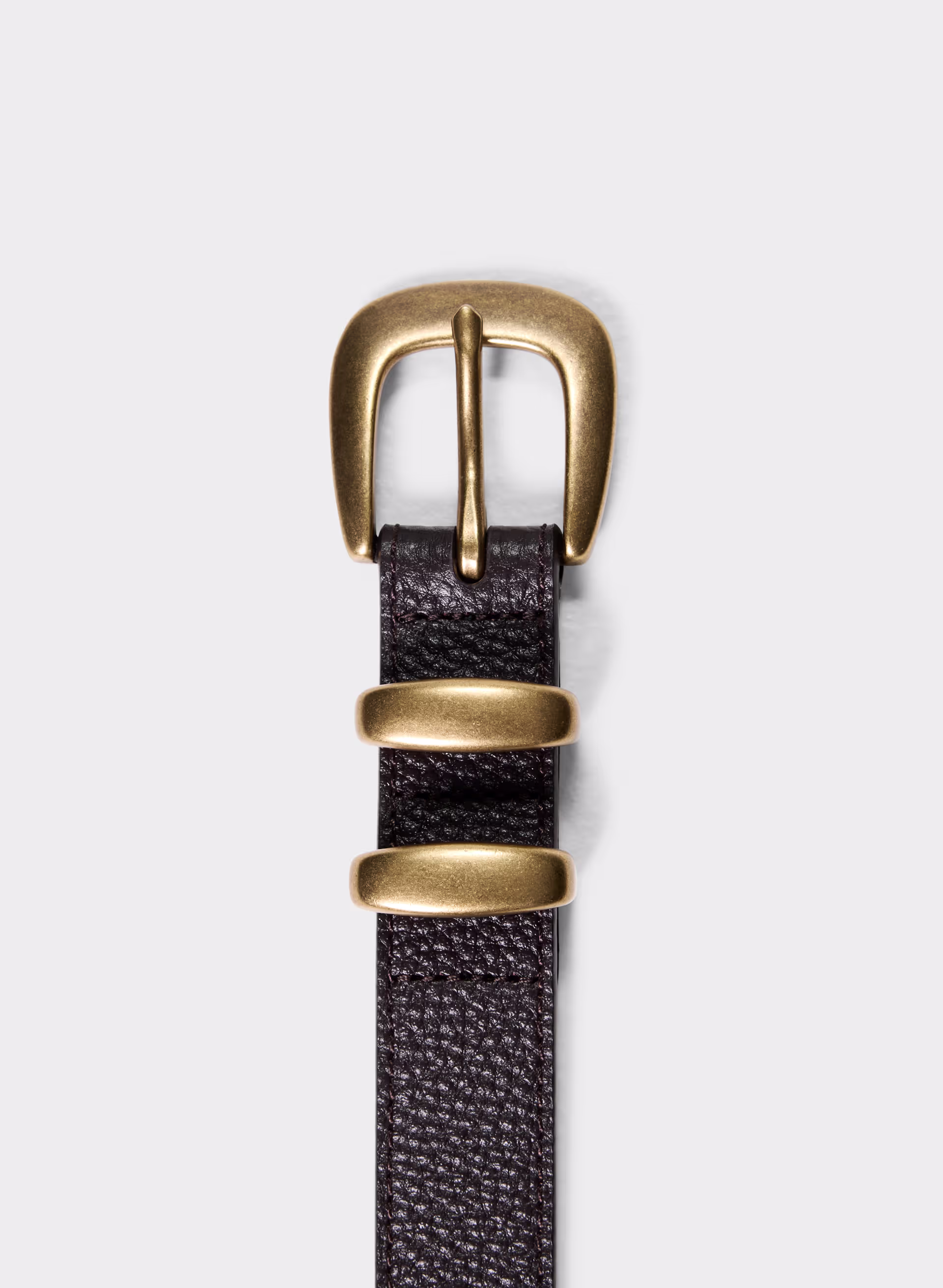 Legendary Solid Brass Leather Belt
