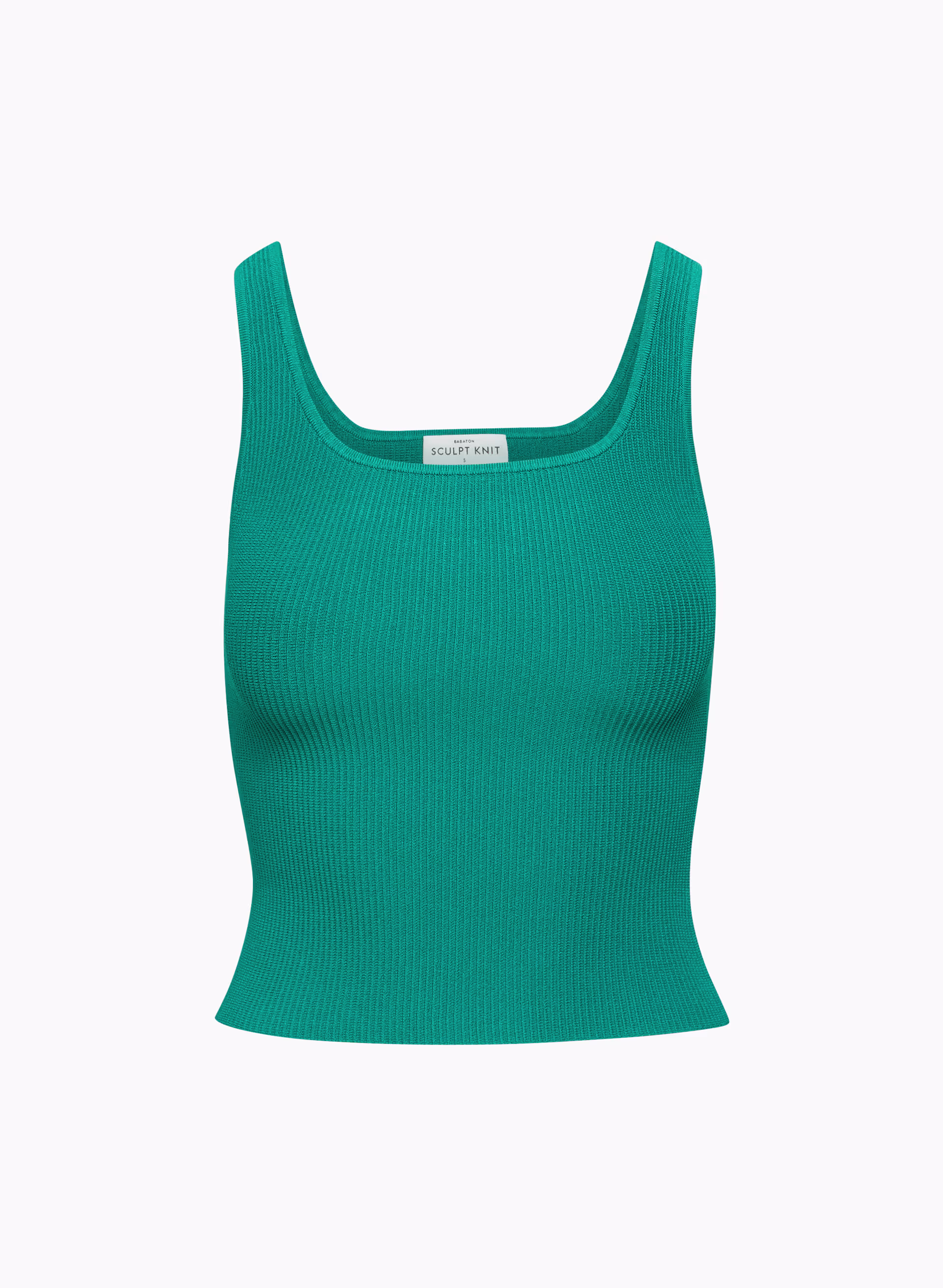 Sculpt Knit Squareneck Tank