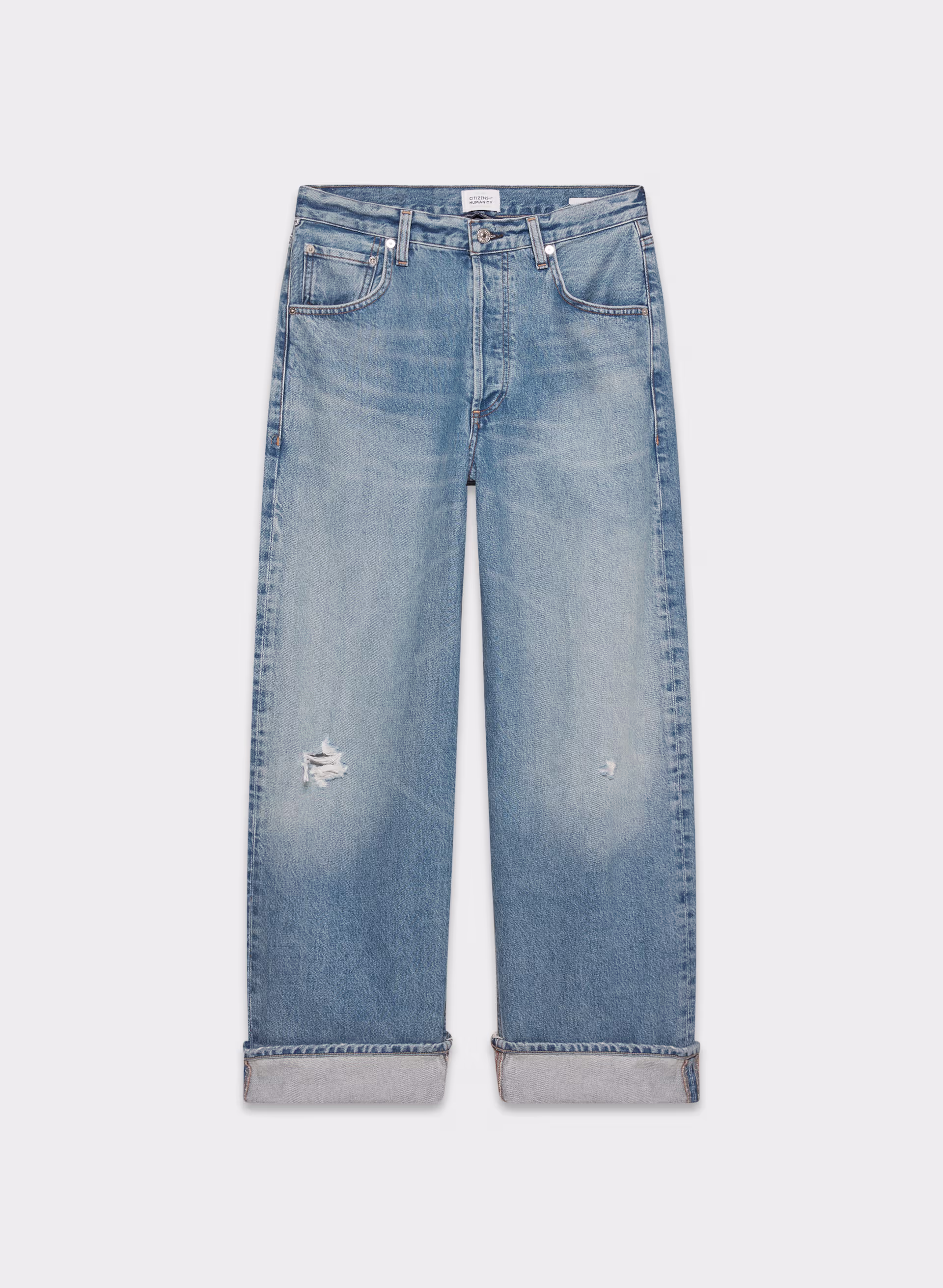 Ayla Baggy Cuffed Jean