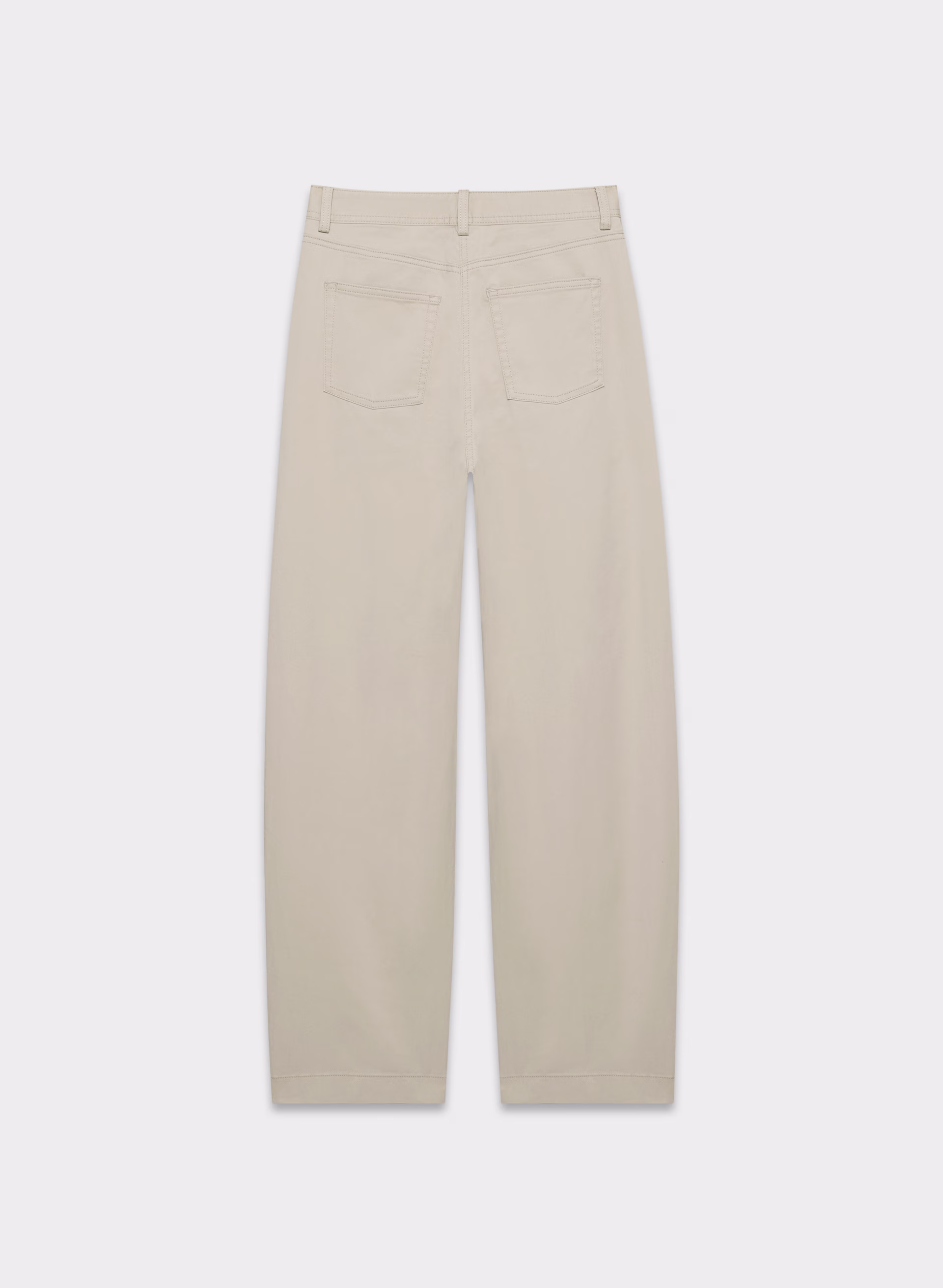 Chino Relaxed Hi-rise Barrel Pant