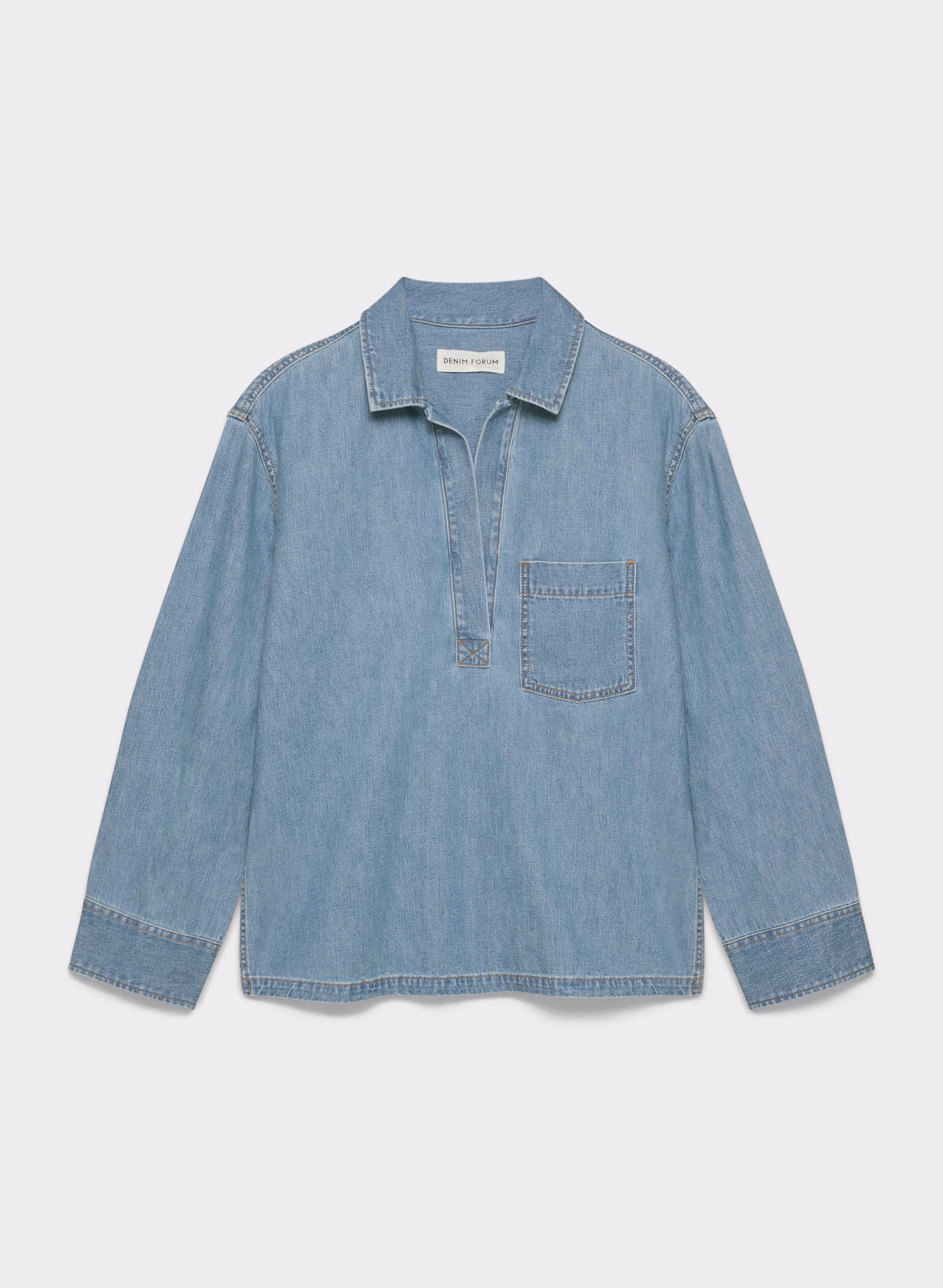 Denim Forum The '90s Chloe Denim Shirt