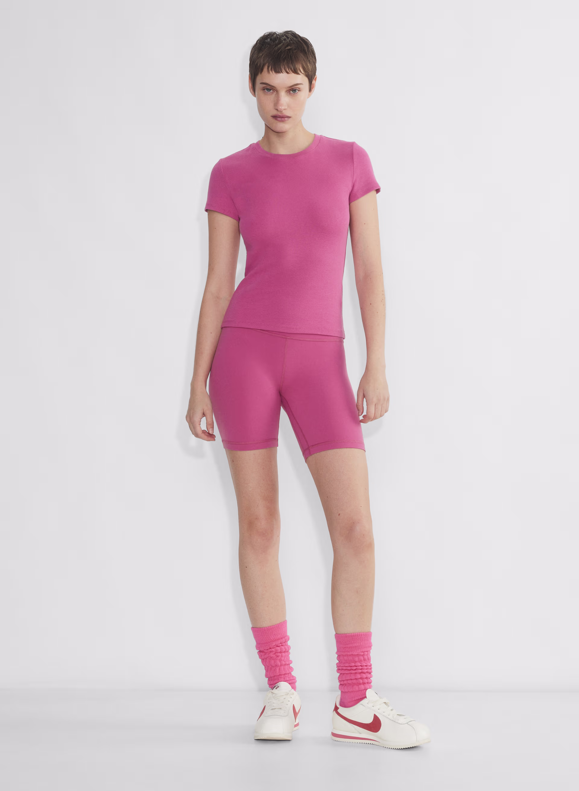 HomeStretch™ Rib Crew T-Shirt