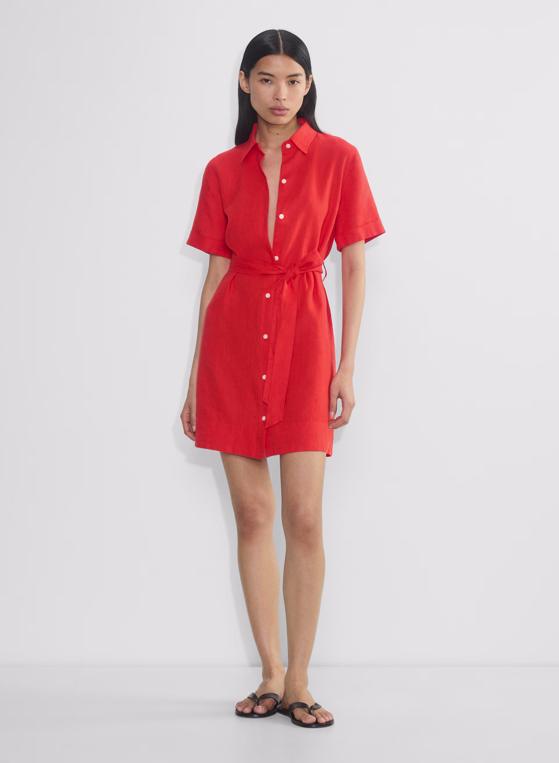 Eleta Linen Mini Dress