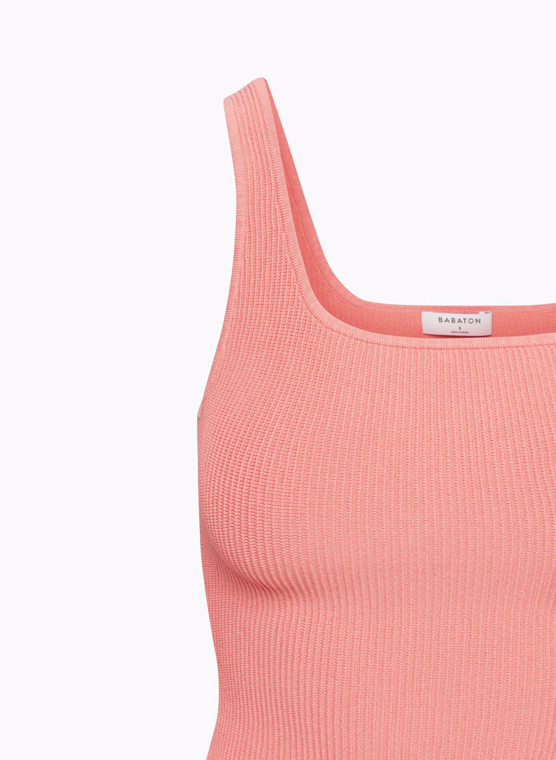 Sculpt Knit Squareneck Tank