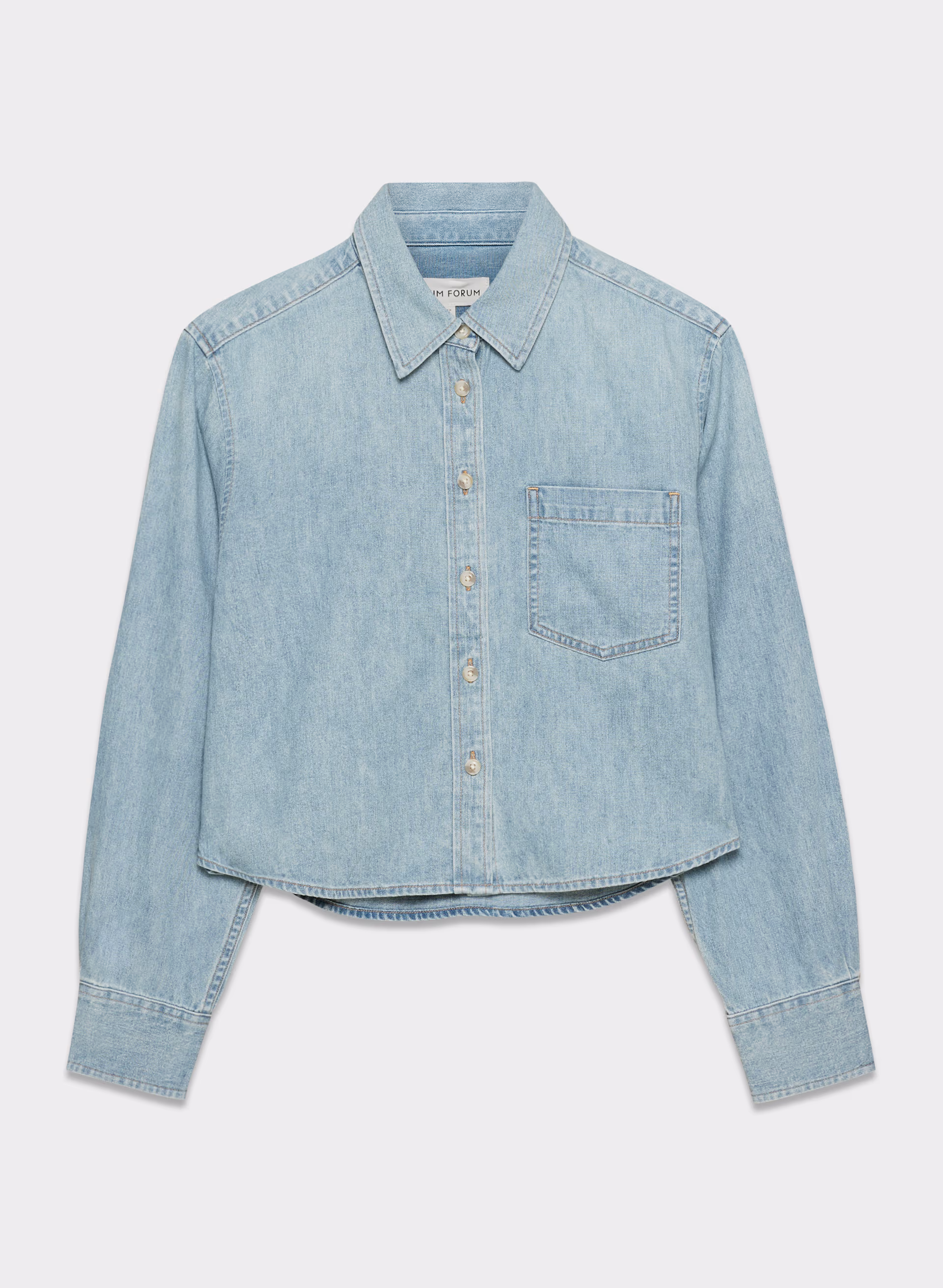 Denim Forum The ’80s Comfy Waist Denim Shirt