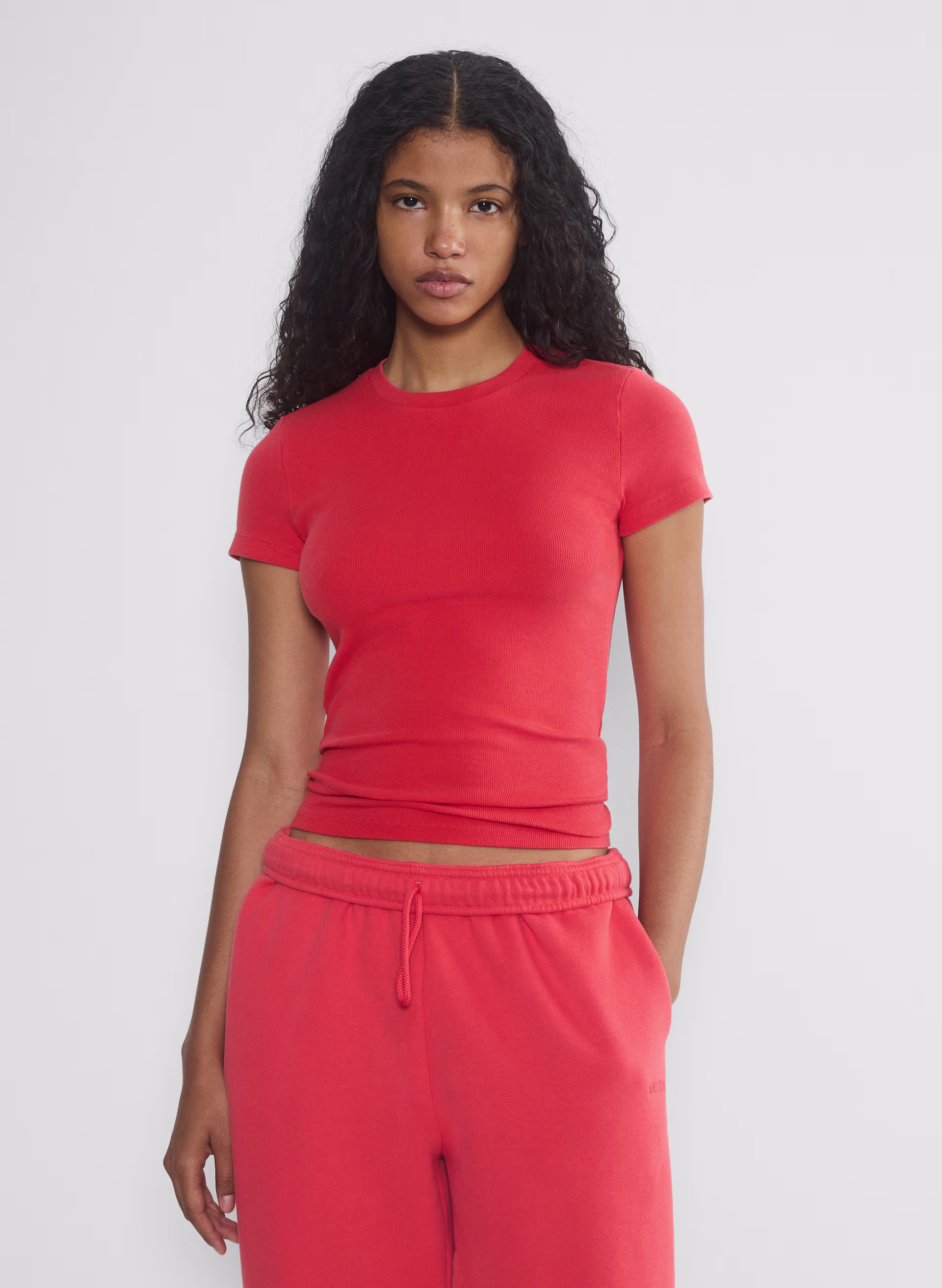 HomeStretch™ Rib Crew T-Shirt