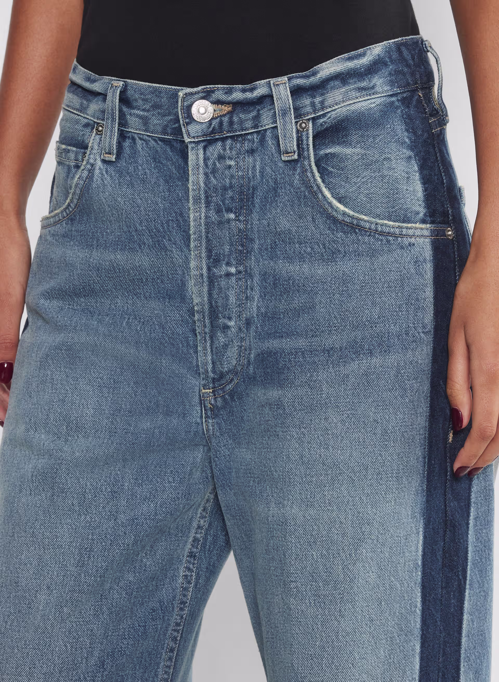 Ayla Baggy Cuffed Jean