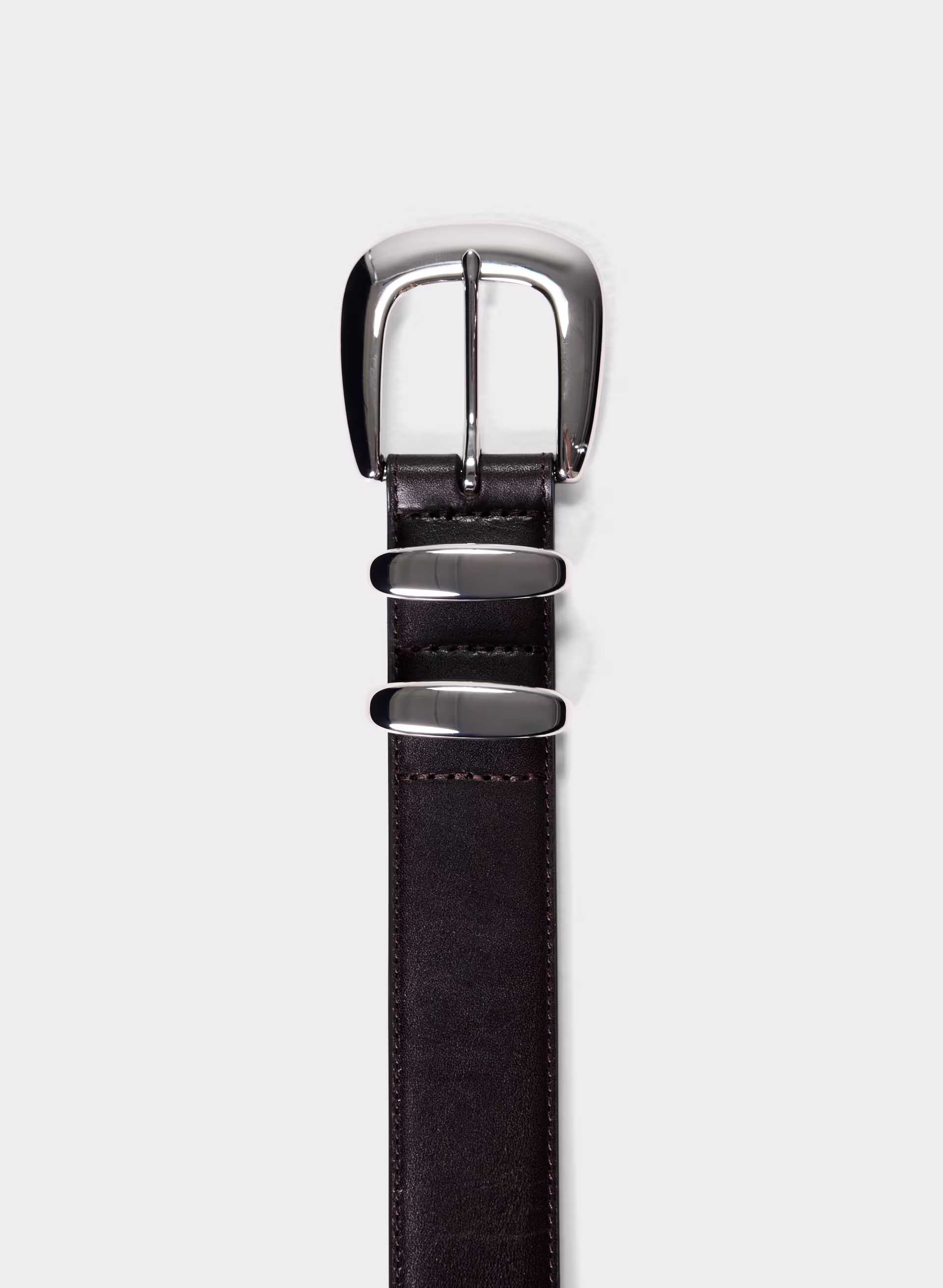 Legendary Solid Brass Leather Wide Belt