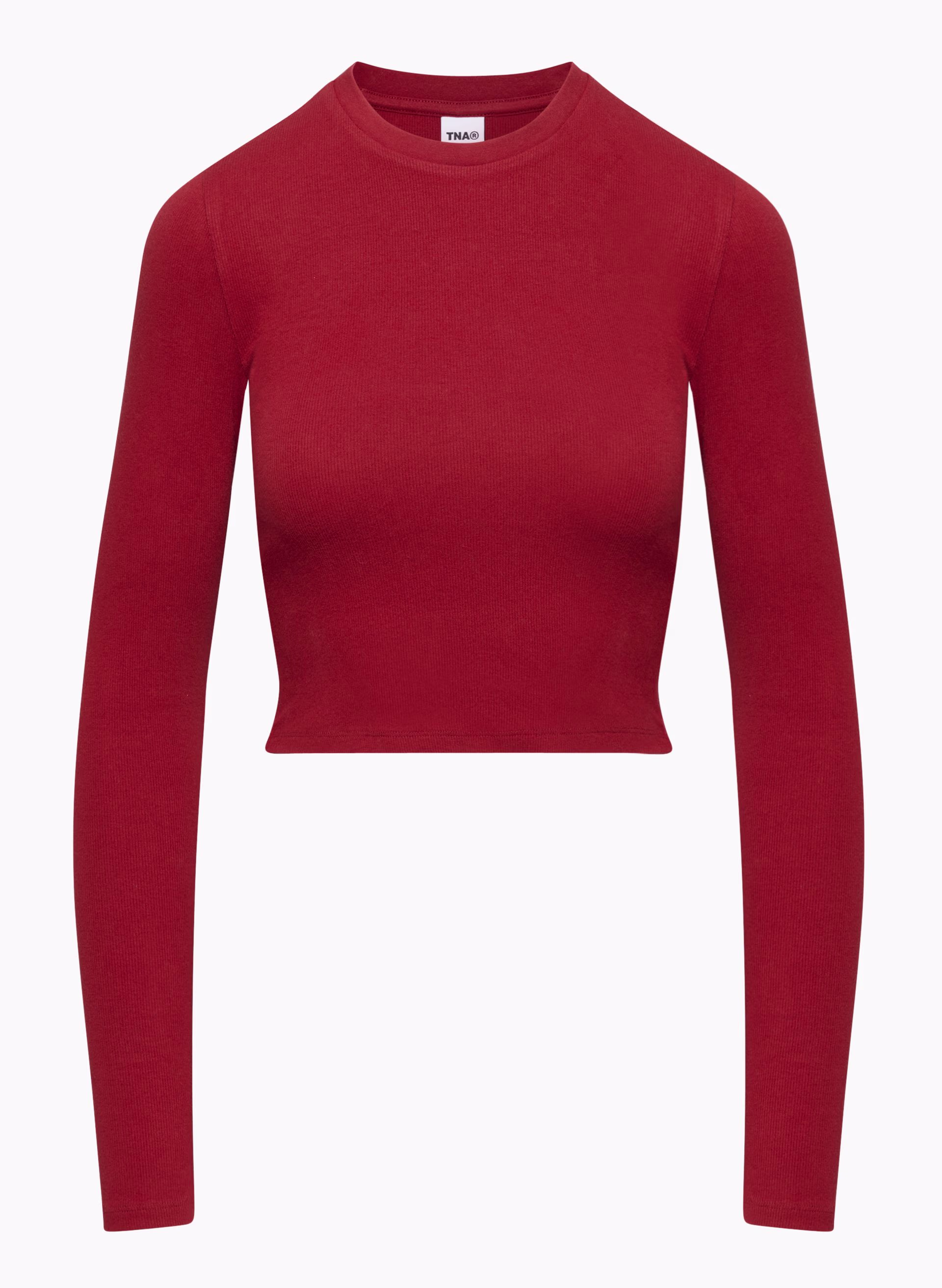 HomeStretch™ Rib Crew Waist Longsleeve