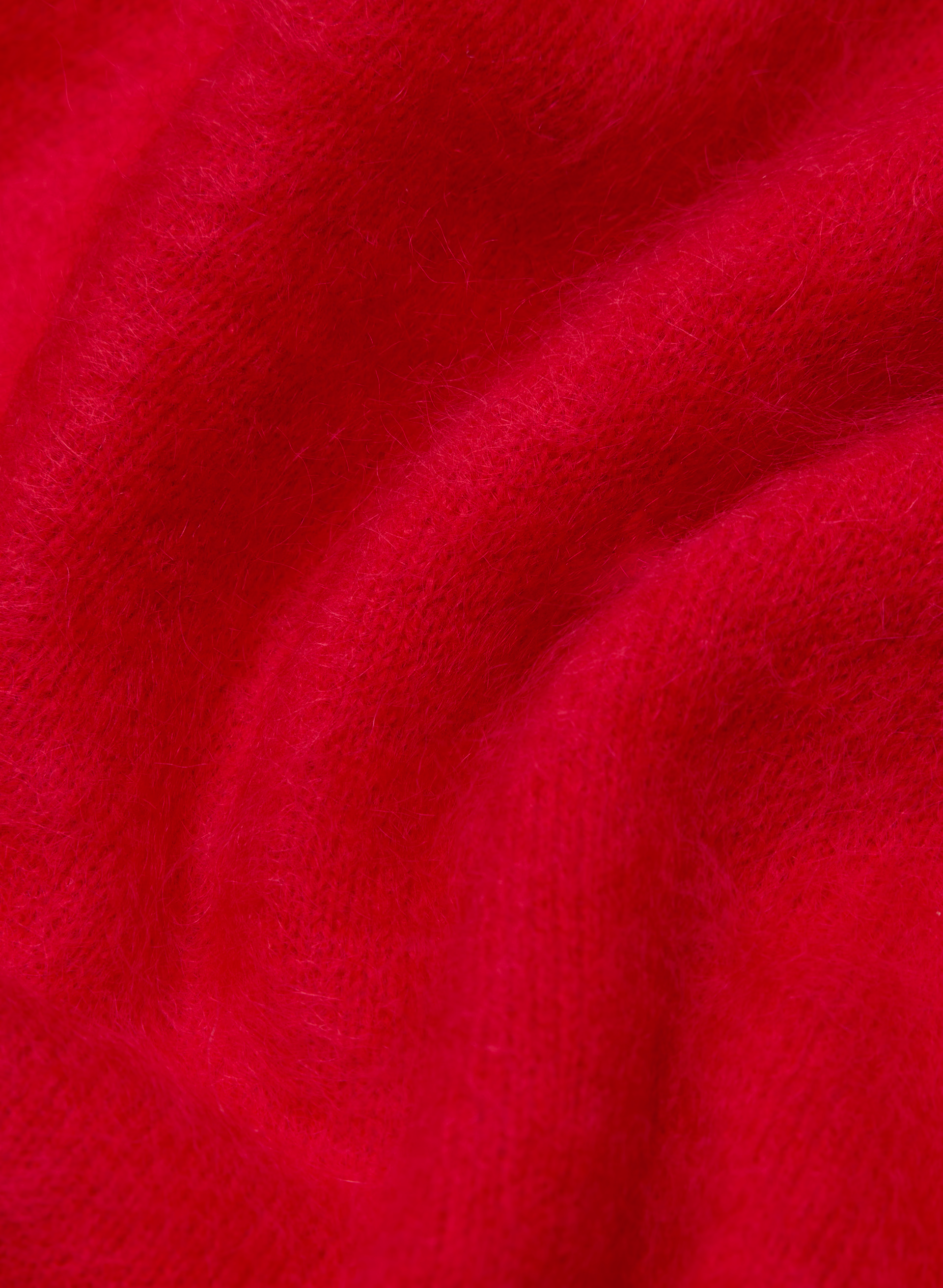 Brushed Cashmere Shortsleeve Crew Sweater