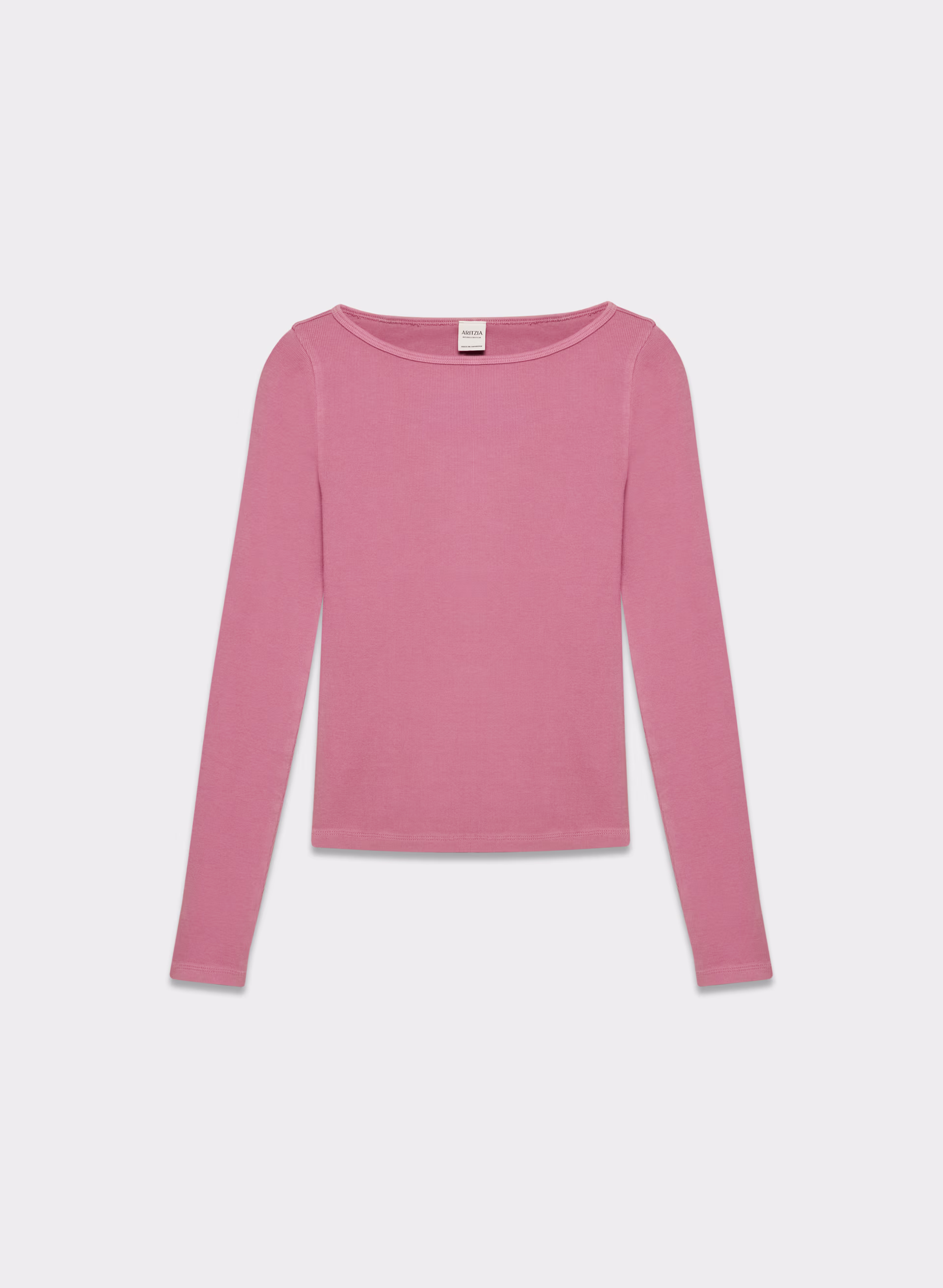 HomeStretch™ Rib Boatneck Longsleeve