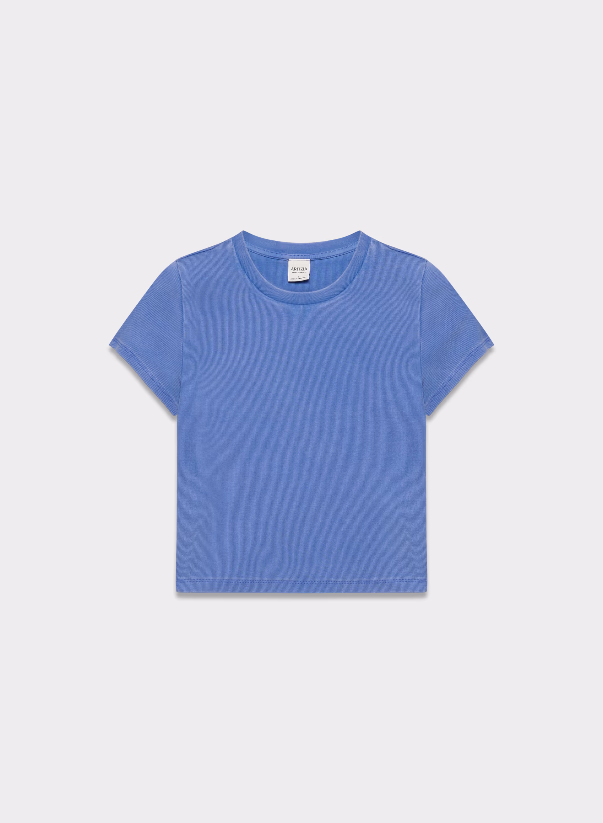 HomeStretch™ Rib Crew Waist T-Shirt