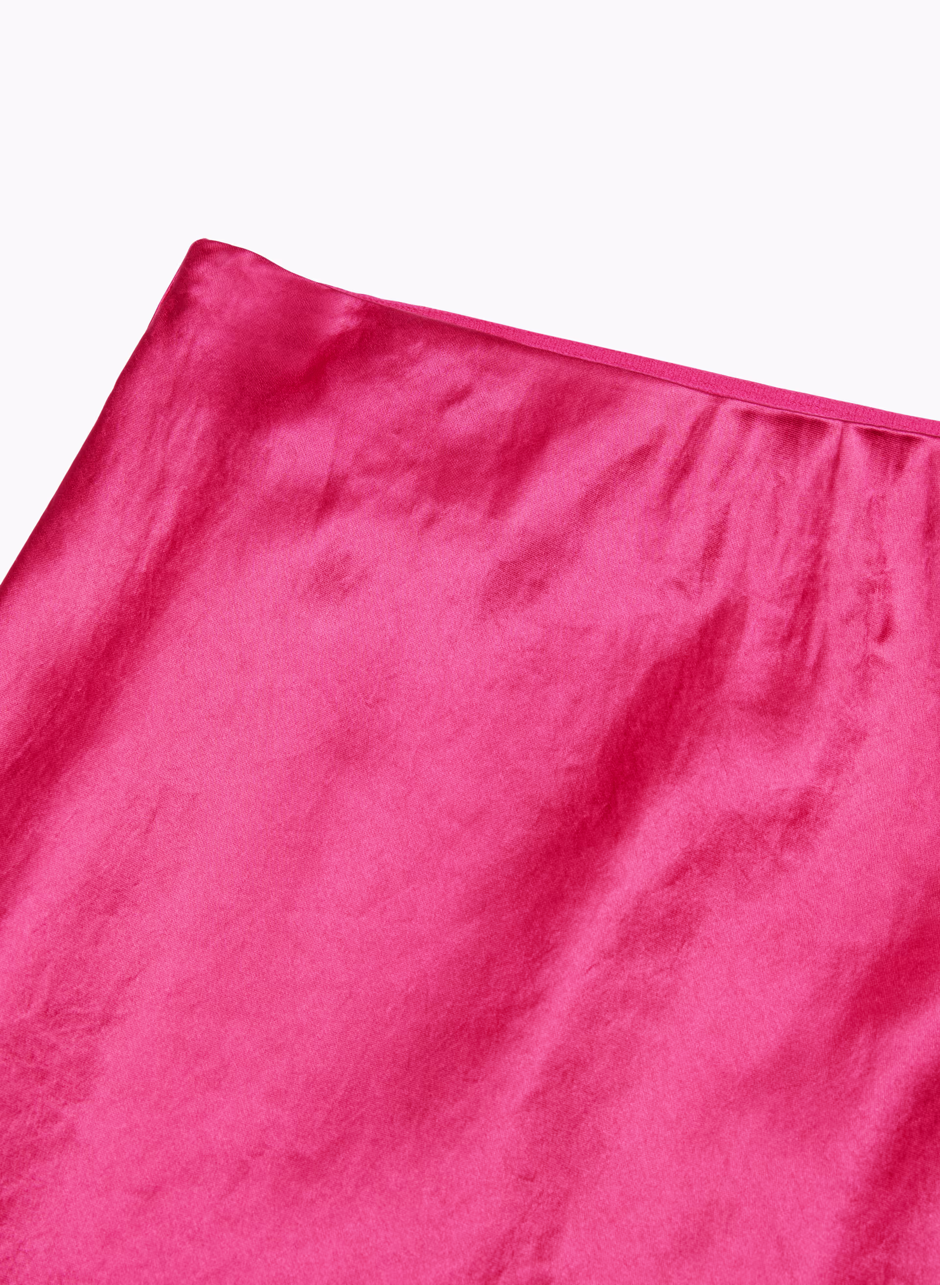 Slip Satin Midi Skirt