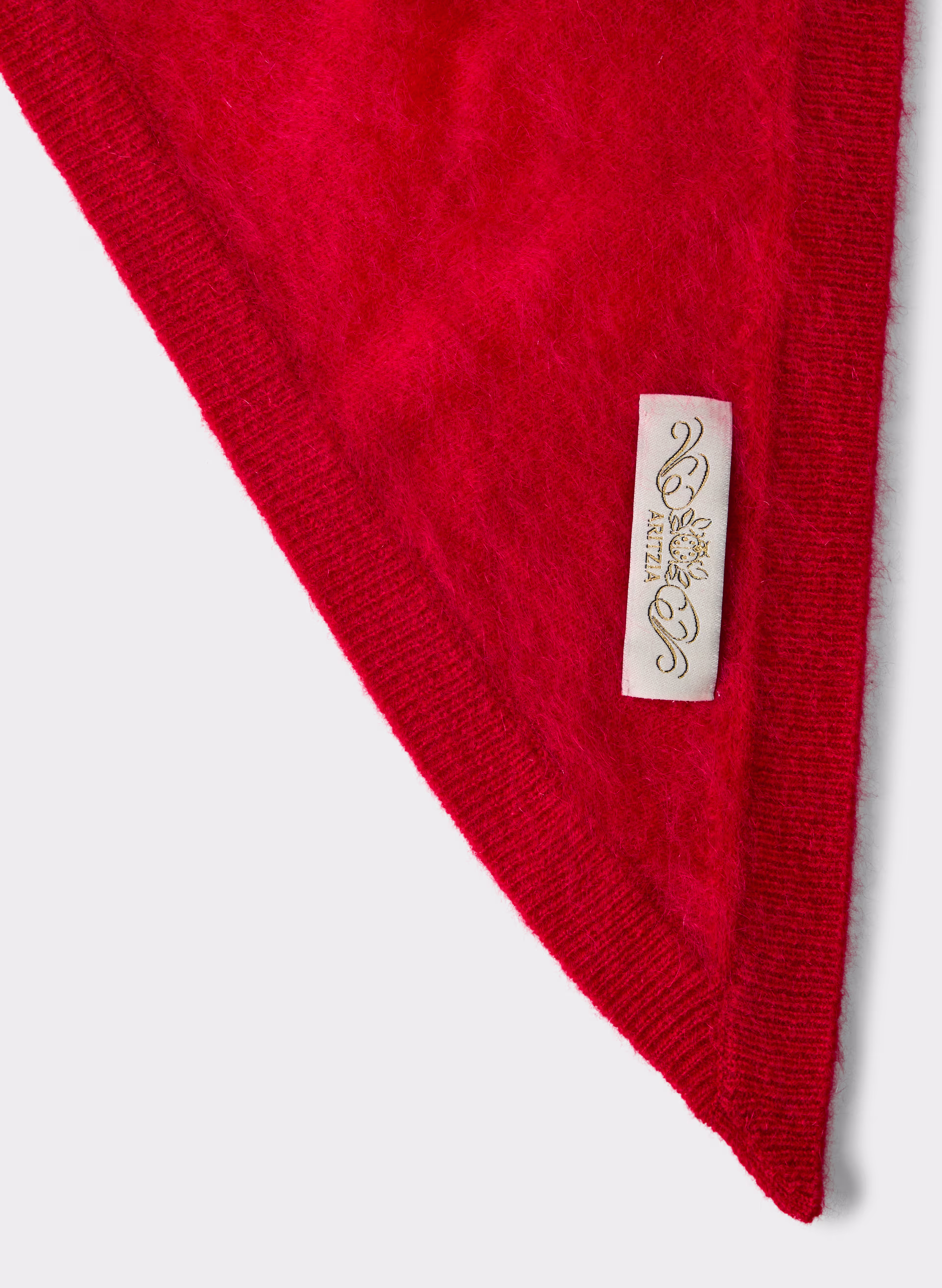 Brushed Cashmere Triangle Scarf