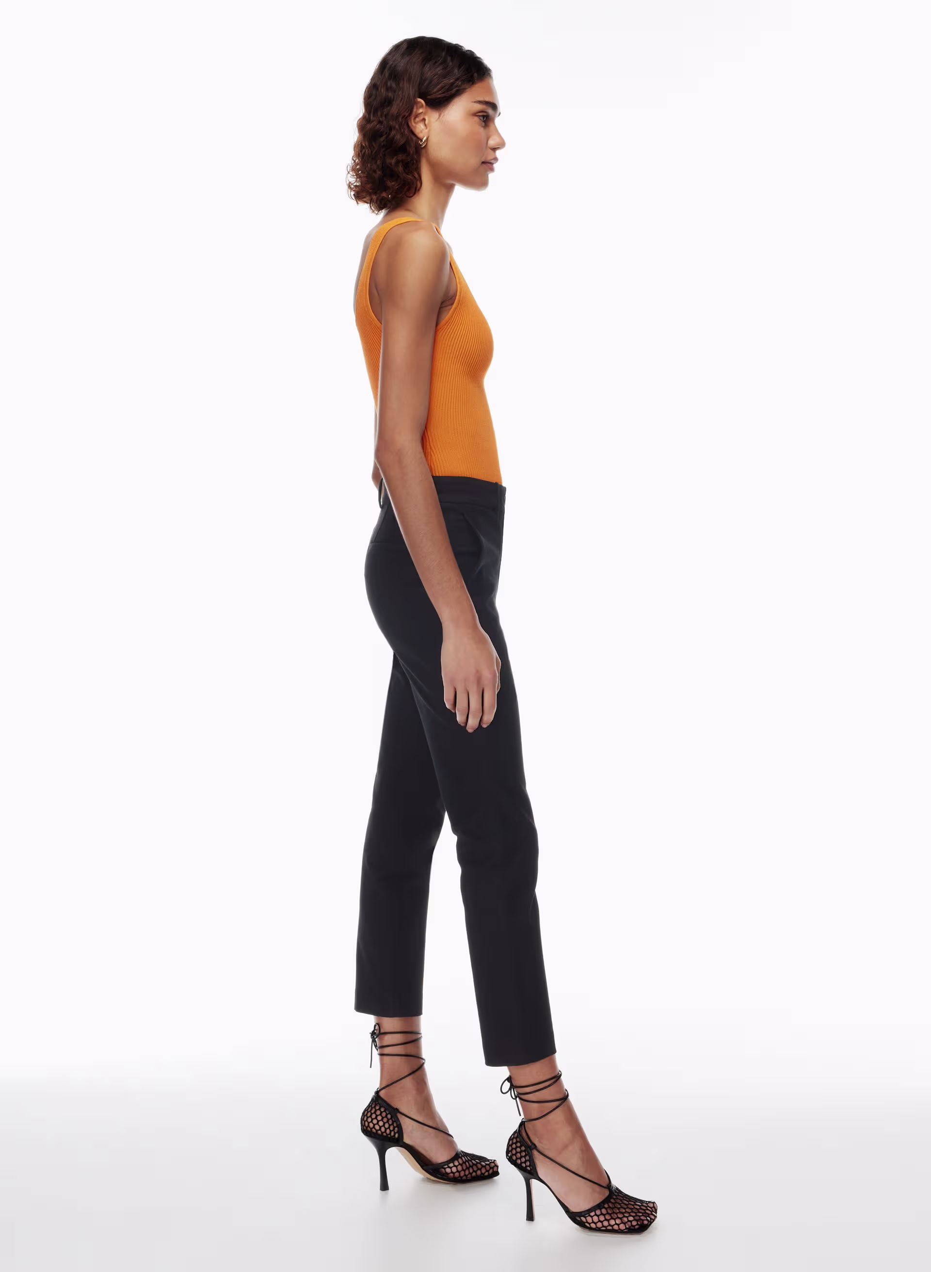 Sculpt Knit Squareneck Tank