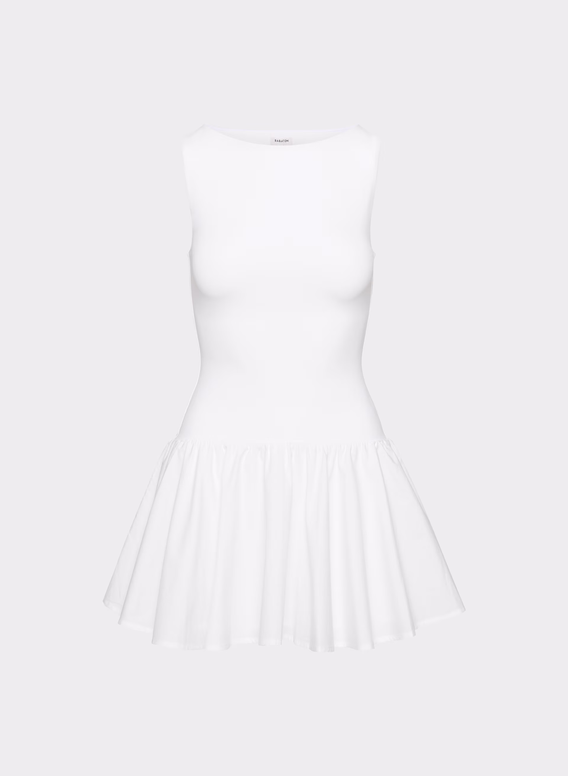 Segment Poplin Dress