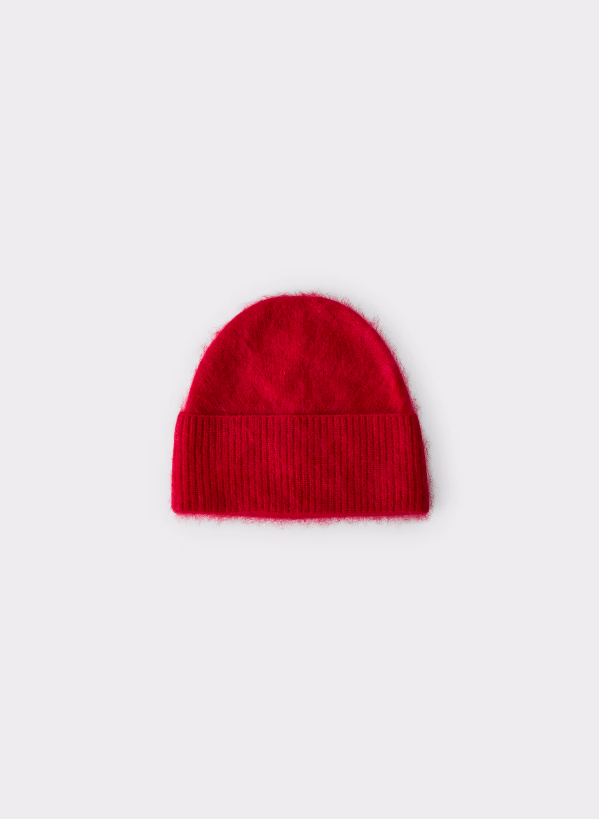 Brushed Cashmere Cuffed Beanie
