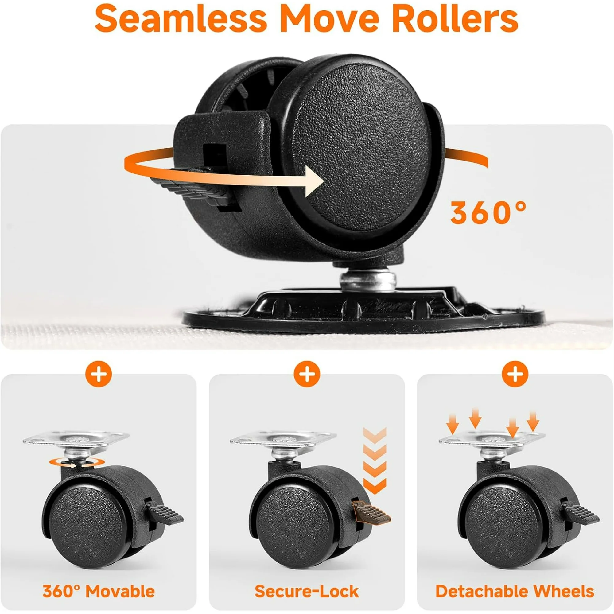 60L Large Under Bed Storage with Wheels Pack of 2, Underbed Shoe Container Bin with Clear Lid Cover, 10.5 Inches Rolling Under Bed Drawer Storage Bag Basket for Boots Quilt Sweater - White