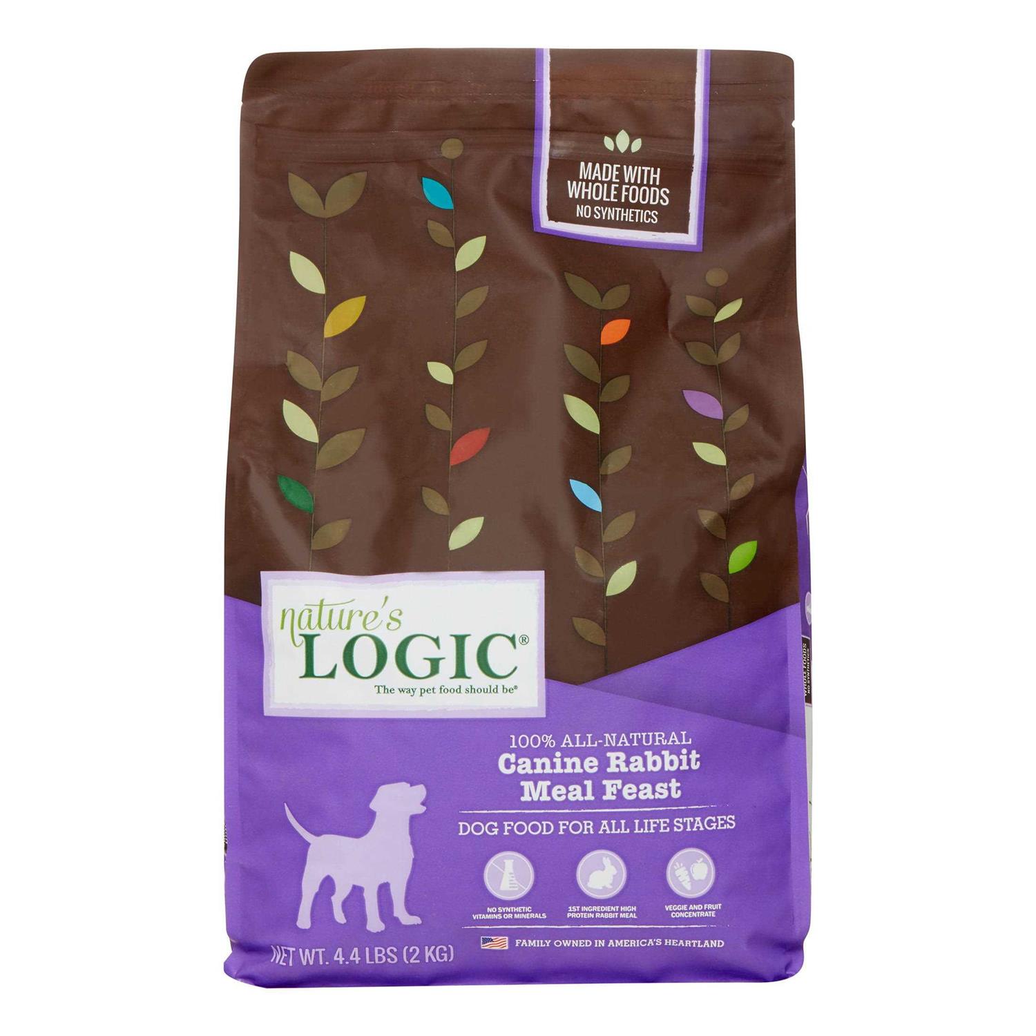 Nature's Logic Canine Rabbit Meal Feast Dry Dog Food - Pet Supplies online store