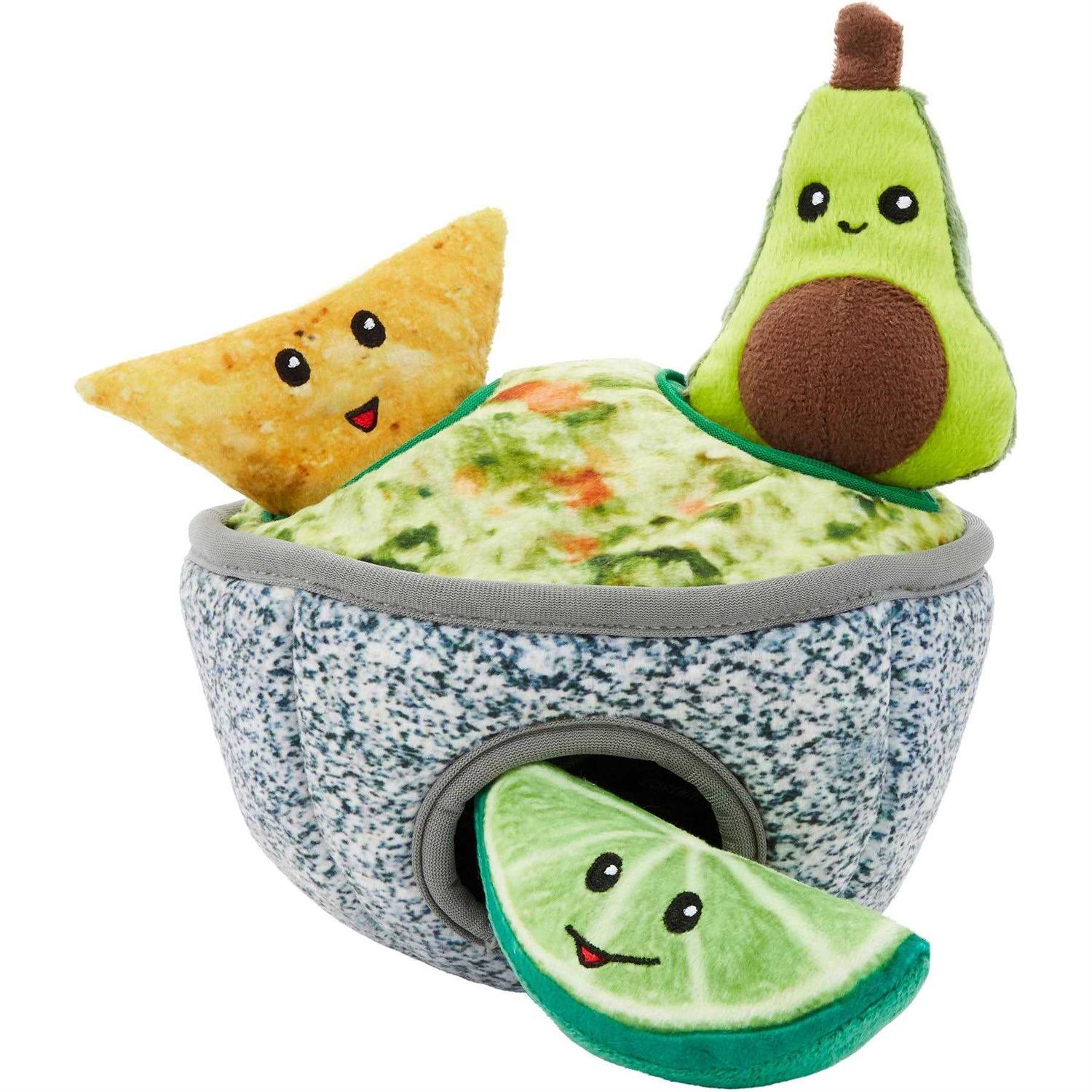 Frisco Guacamole Hide & Seek Puzzle Plush Squeaky Dog Toy - Pet Supplies online store