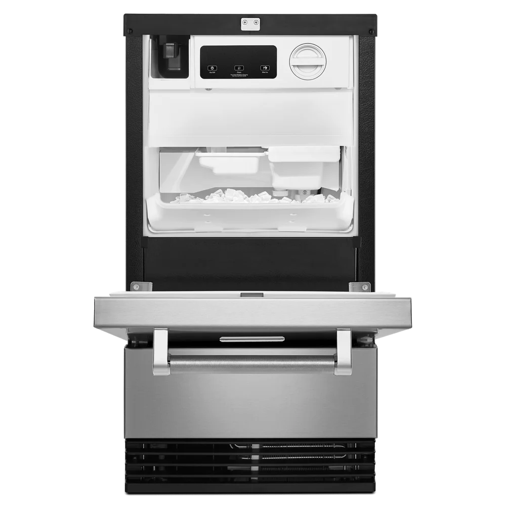 KitchenAid KUID308HPS 18 inch Automatic Ice Maker with PrintShield Finish