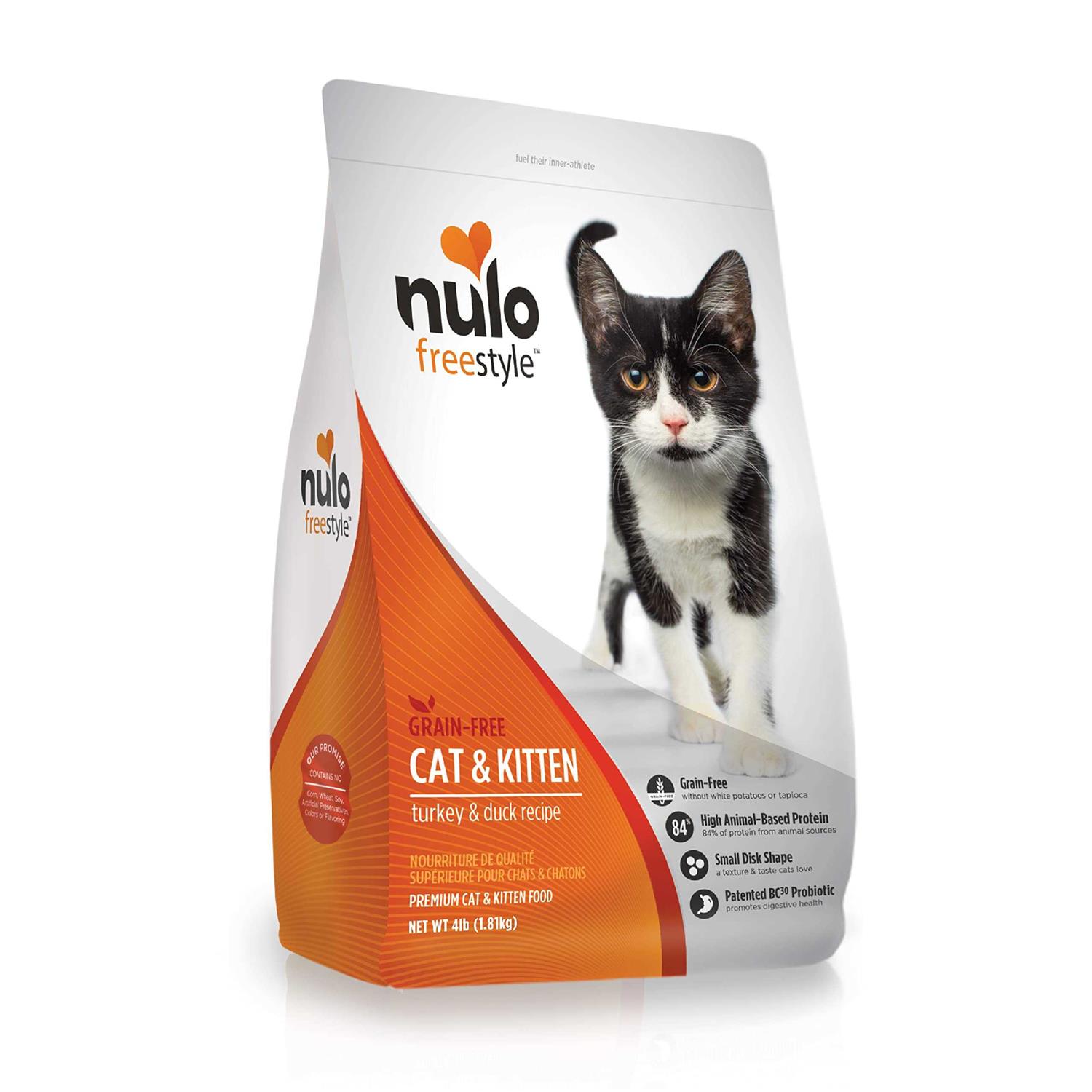 Nulo Freestyle Turkey & Duck Recipe Grain-Free Dry Cat & Kitten Food - Pet Supplies online store