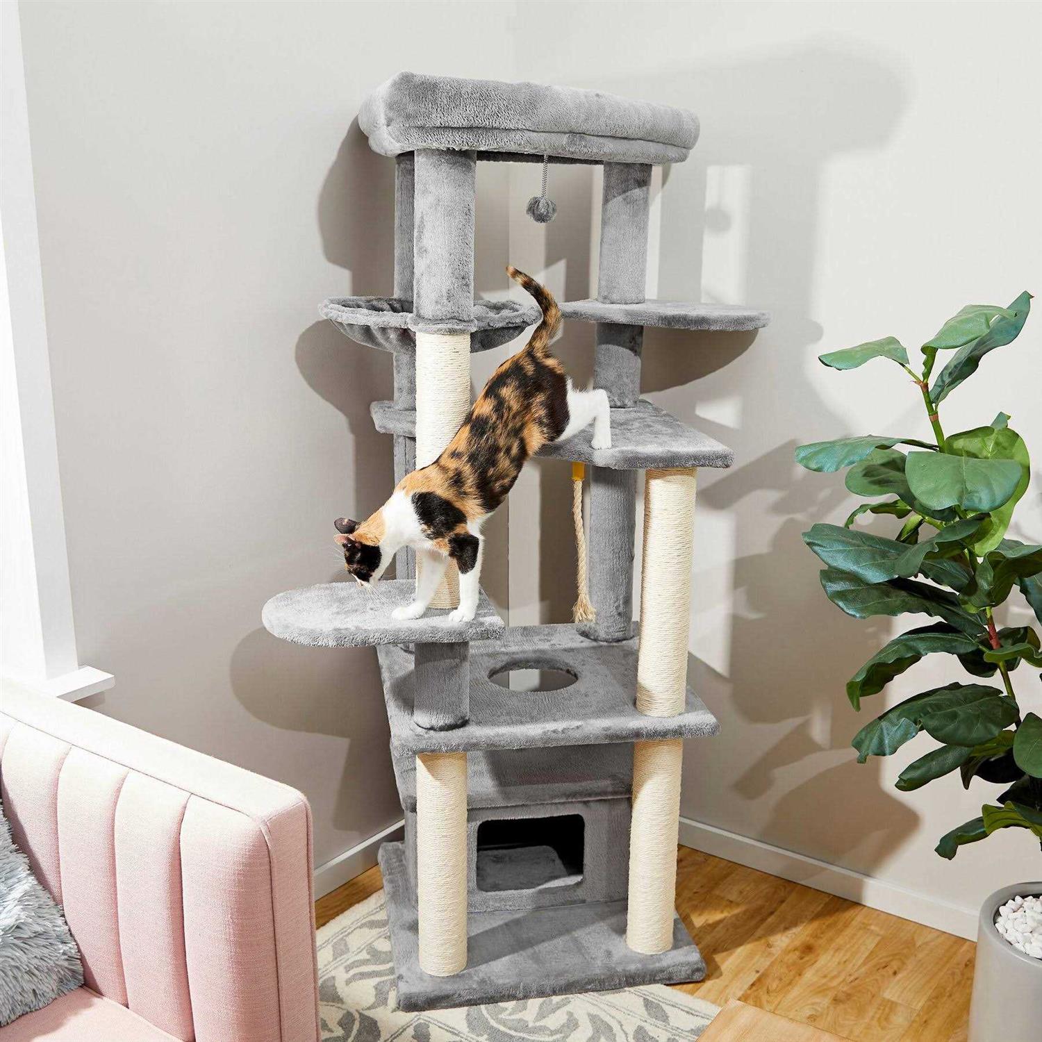 Frisco 65-in XXL Heavy Duty Cat Tree - Pet Supplies online store