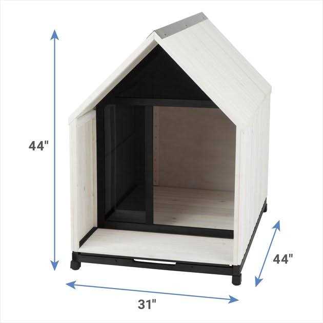 Frisco Classic Wooden Outdoor Dog House - Pet Supplies online store
