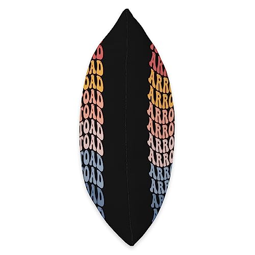 Arroyo Toad Groovy Retro Amphibian Throw Pillow, 18x18, Multicolor