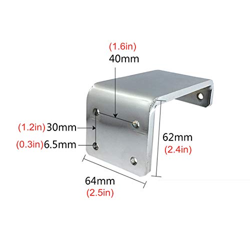 4 Pcs Metal Furniture Replacement Legs Iron Sofa Legs C Shape Coffee Table Feet Heavy Duty Cabinet Cupboard Couch
