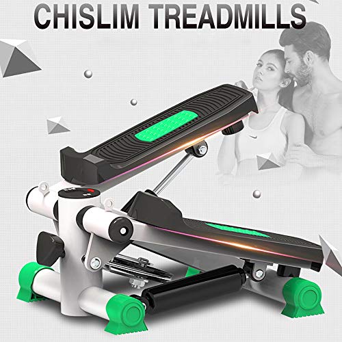 Exercise Stepper, Swing Stepper, Up-Down Stepper, Machine with Resistance Bands, for Indoor Workout, Home Gym Equipment, Thigh Toning Workout Fitness, Up-Down Training