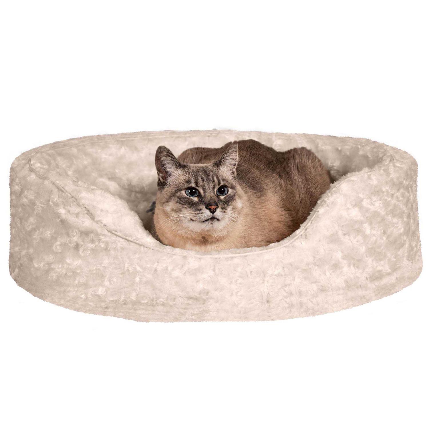 FurHaven Oval Ultra Plush Pet Bed - Pet Supplies online store