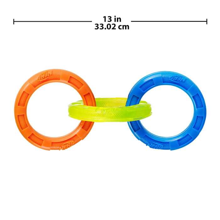 Nerf 3-Ring Tug Dog Toy - Pet Supplies online store