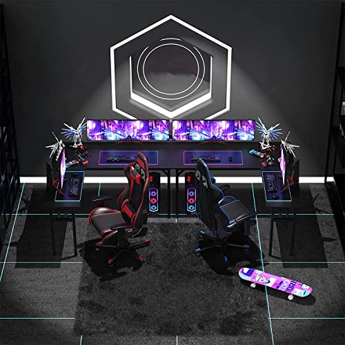 L Shaped Desk, Folding Computer Tables,55