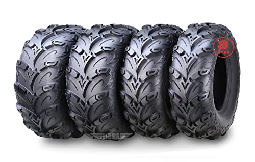 WANDA Set 4 Premium 8PR ATV UTV Tires 24X8-12 24x8x12 Front & 24x10-12 24x10x12 Rear