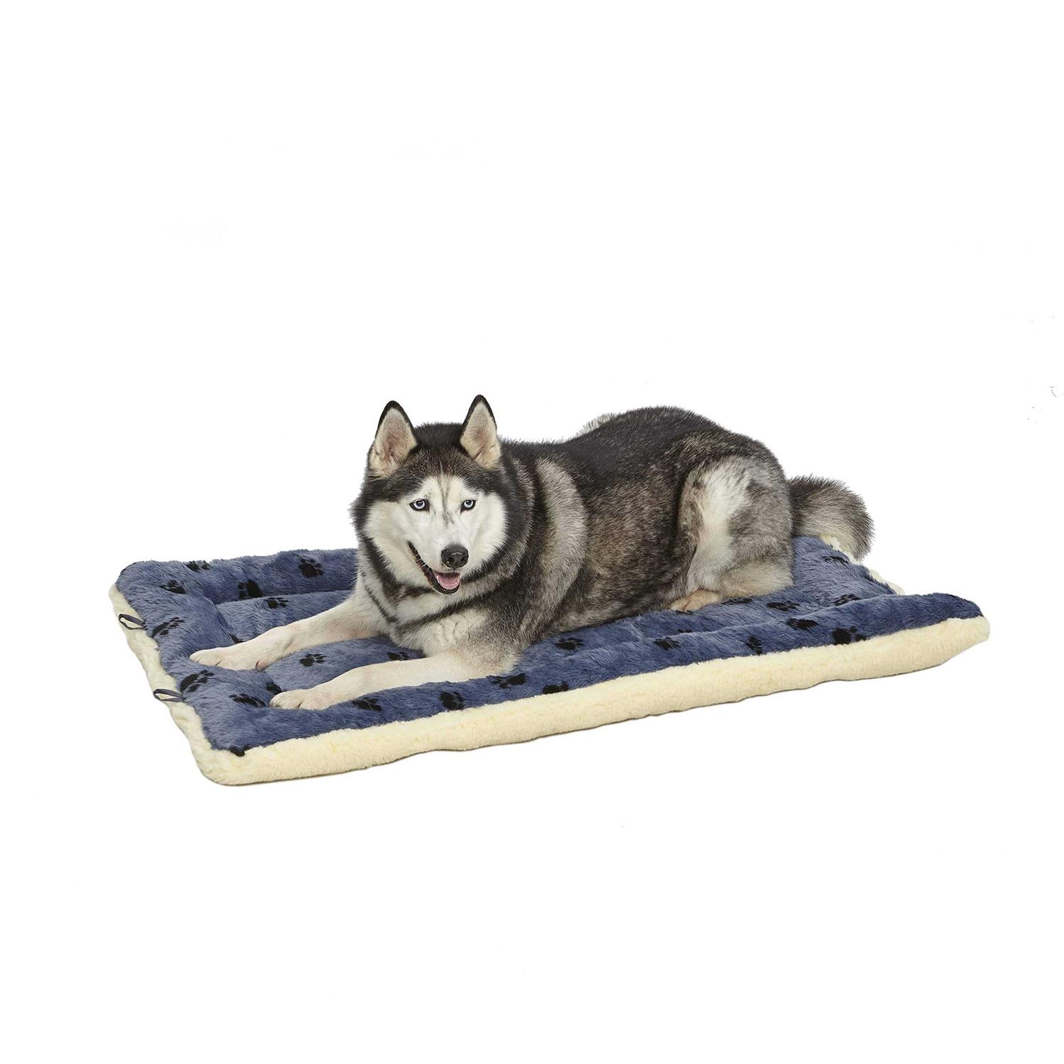 Midwest Reversible Paw-Print Pet Bed - Pet Supplies online store