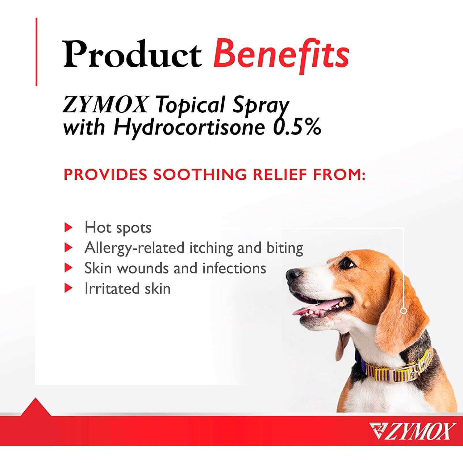 Zymox Hydrocortisone Topical Spray - Pet Supplies online store