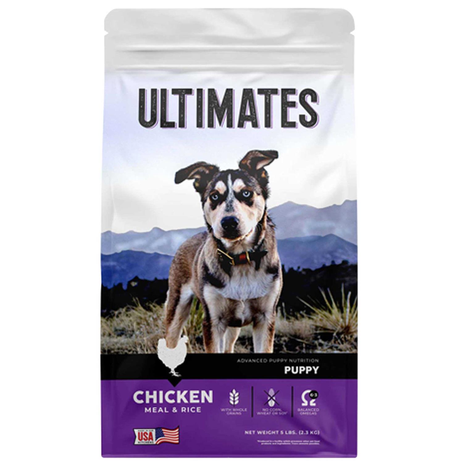 Ultimates Puppy Chicken Meal & Rice Dry Dog Food - Pet Supplies online store