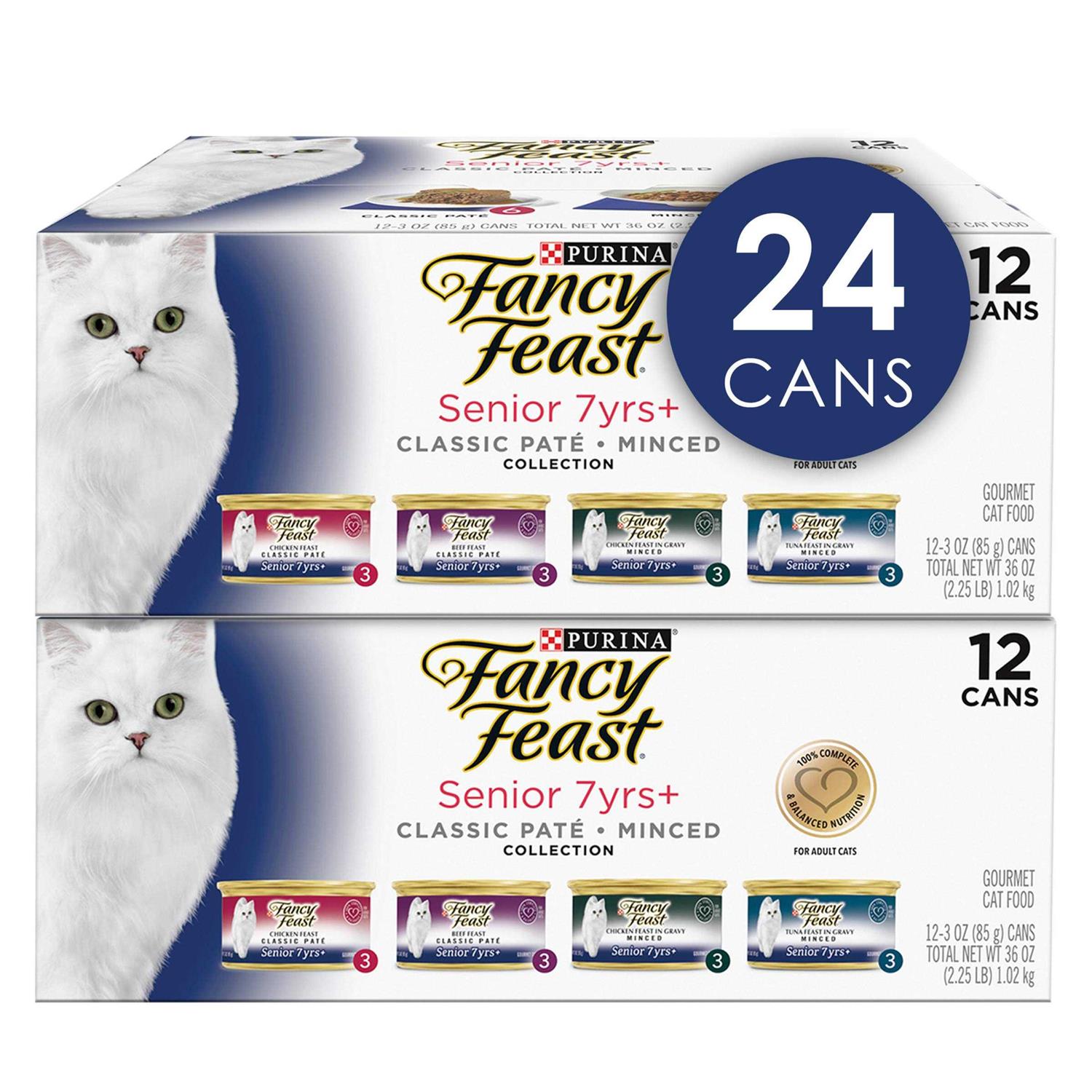 Purina Fancy Feast High Protein Senior Wet Cat Food Variety Pack - Pet Supplies online store